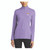 Pikes Peak - Women's Hyacinth Heather Quarter Zip 5 Color Logo