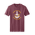St. Philomena Unisex Short Sleeve Blend Tee - Heather Cardinal