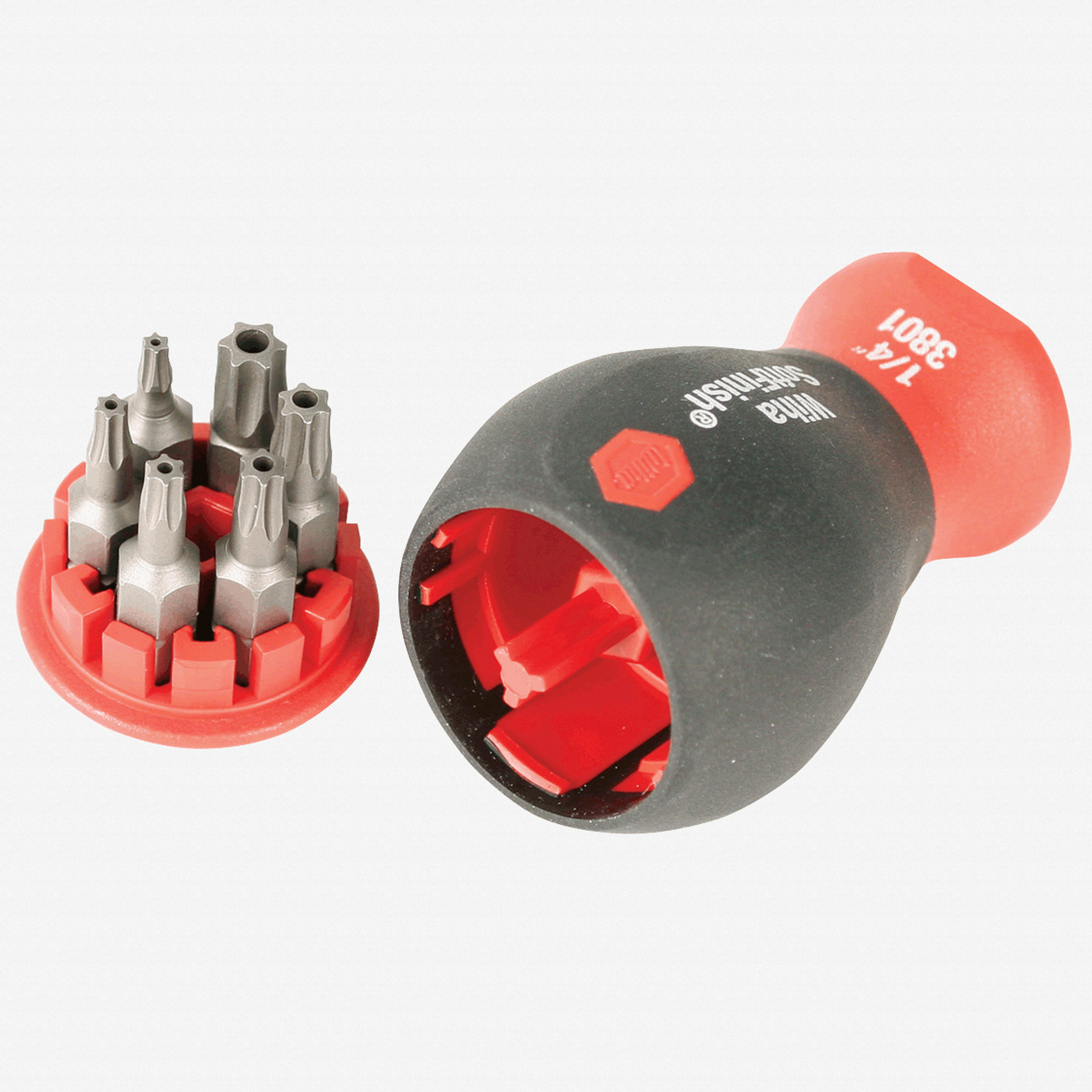 Wiha 38047 Stubby Bit Holder Set Security Torx