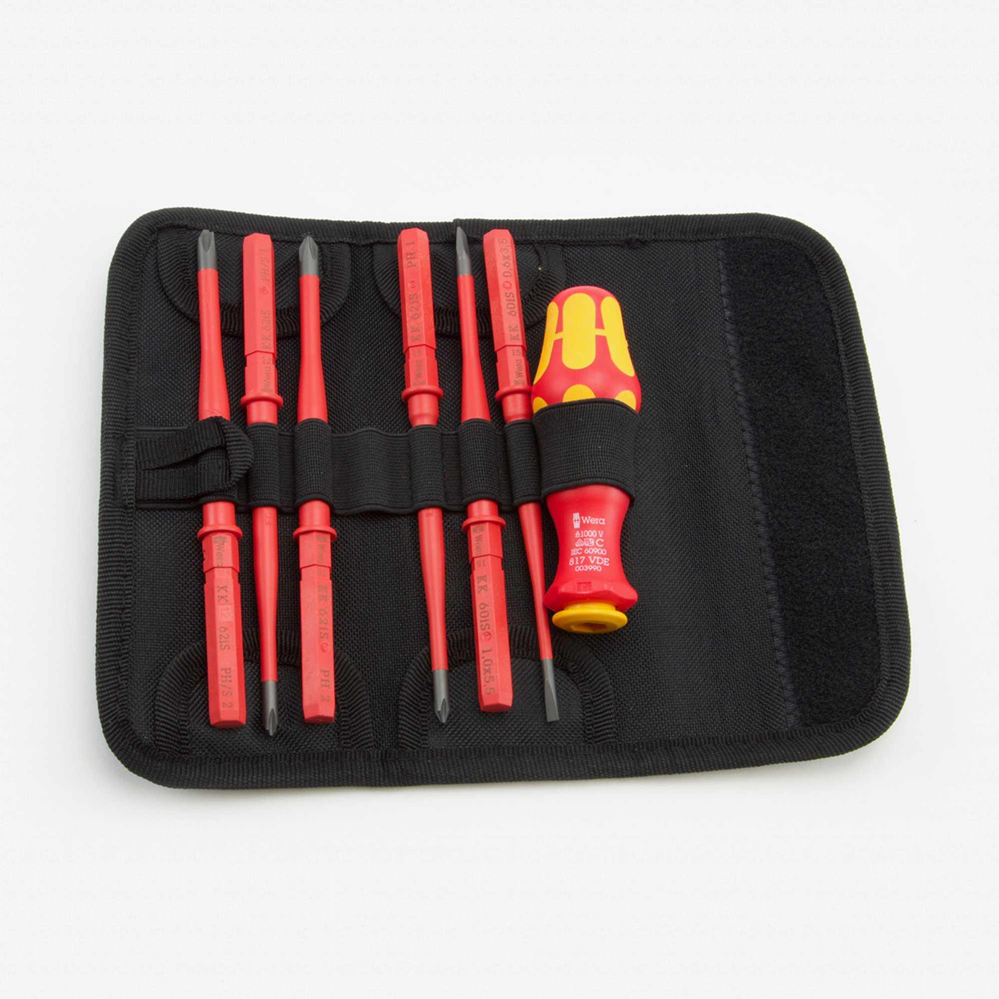 Wera 059039 Kraftform Kompakt VDE 7 Extra Slim Set, 7 Pieces