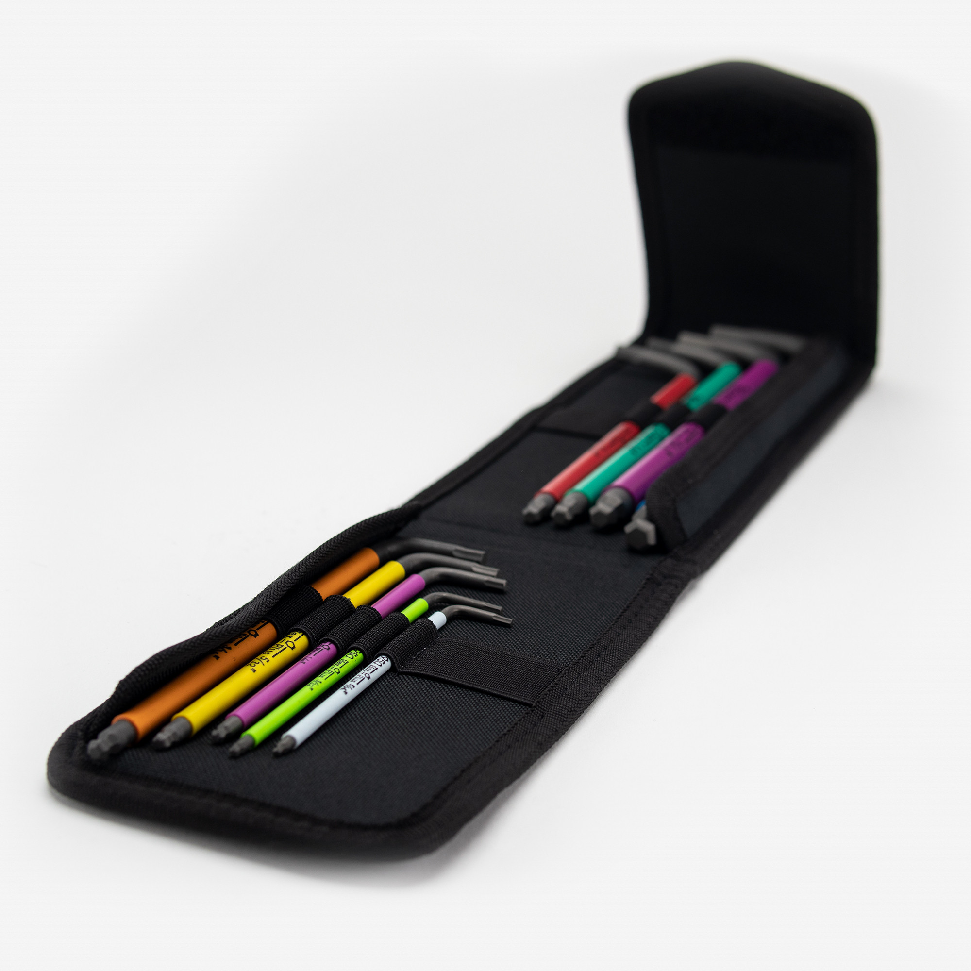 Wera 022639 9 Piece SZ Multicolor Hex + Ball End Hex SAE L