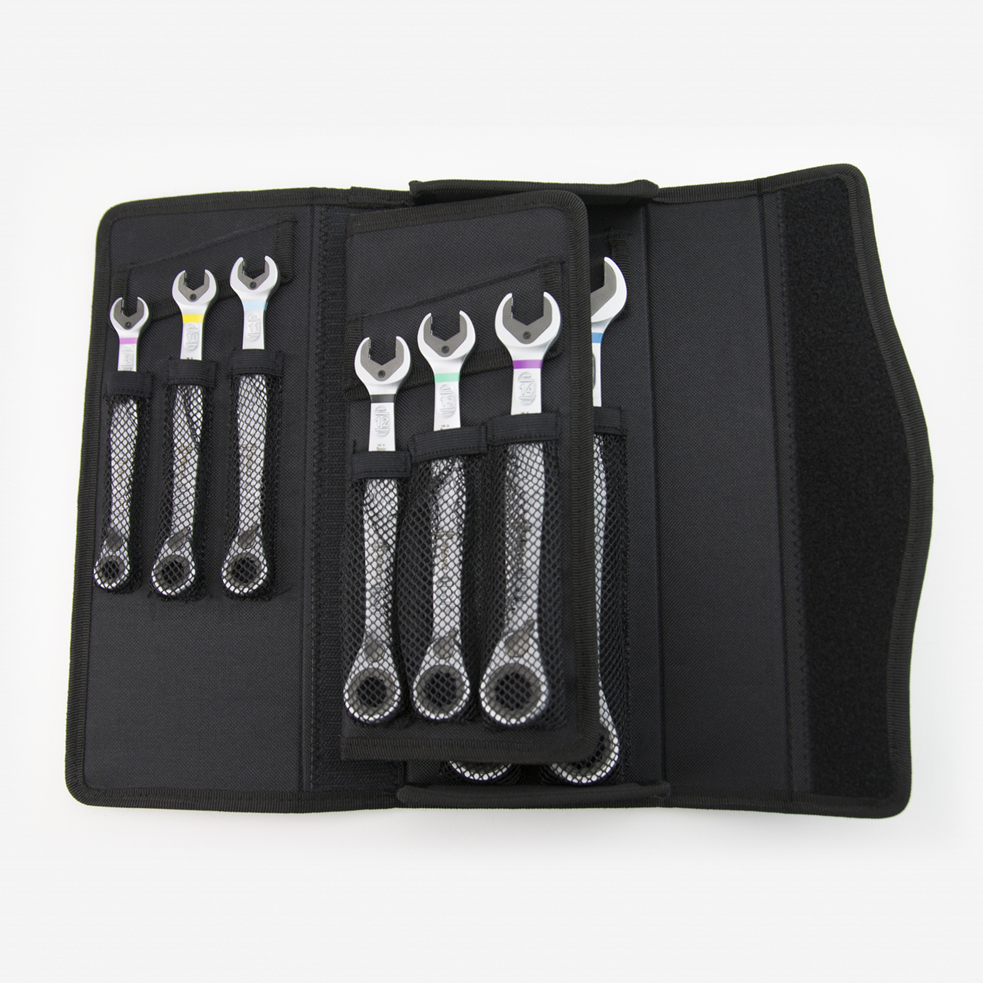 Wera 020091 Joker Combination Wrench Pouch Set with Switch - 11 Piece Metric