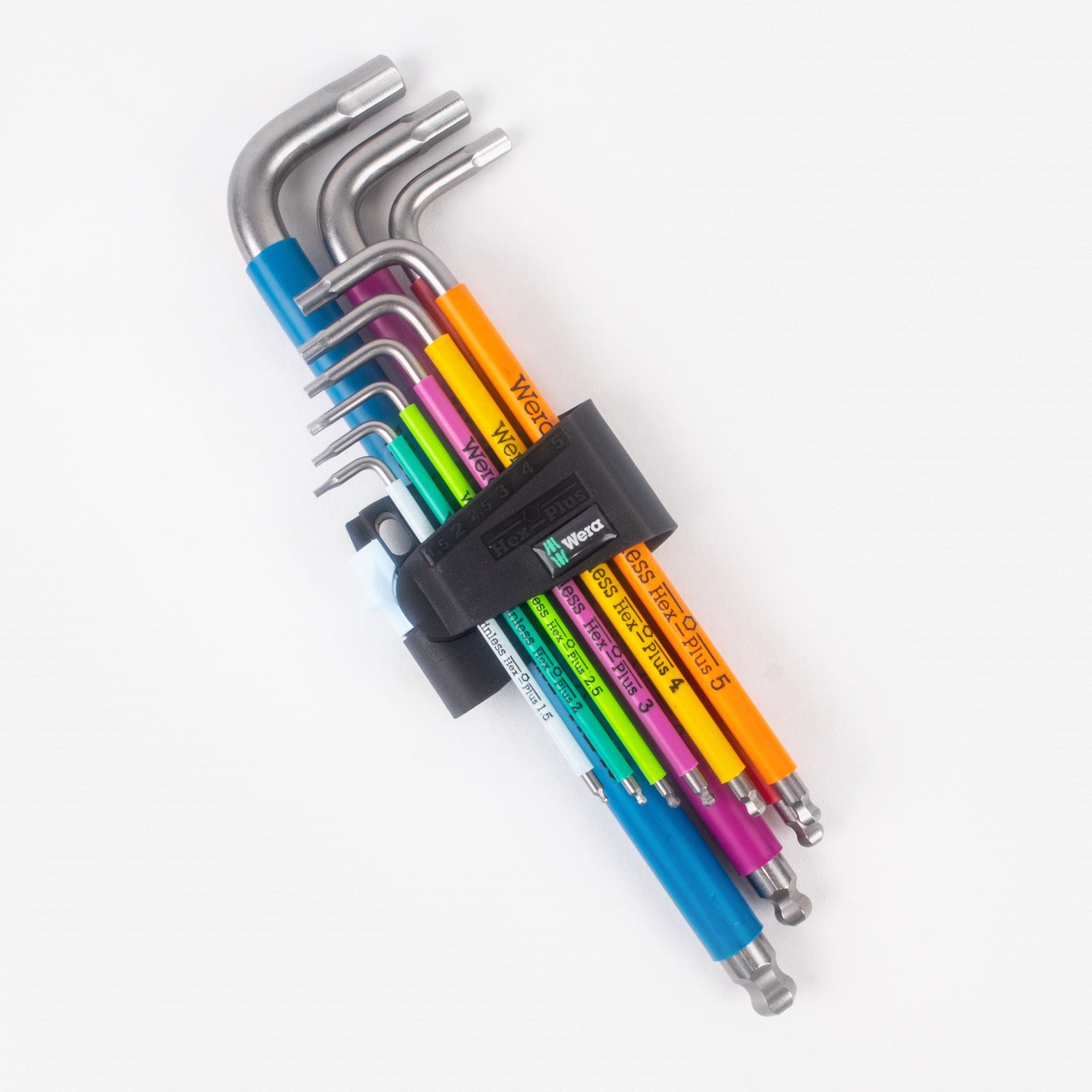 Wera 022669 Metric Multicolor Stainless Steel Ball End Hex L-key
