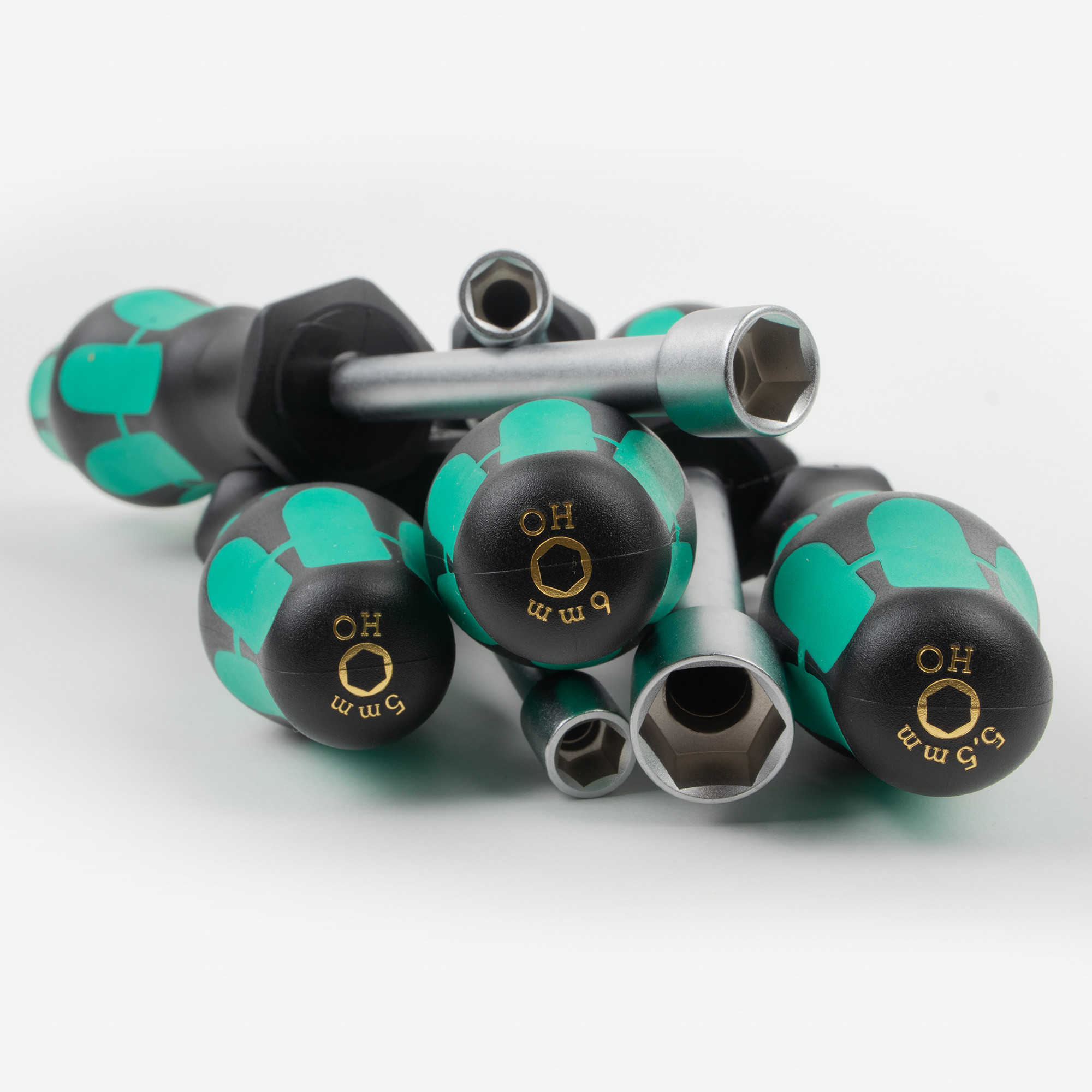 Wera 029510 Kraftform Plus Hollow Shaft Nut Driver Set