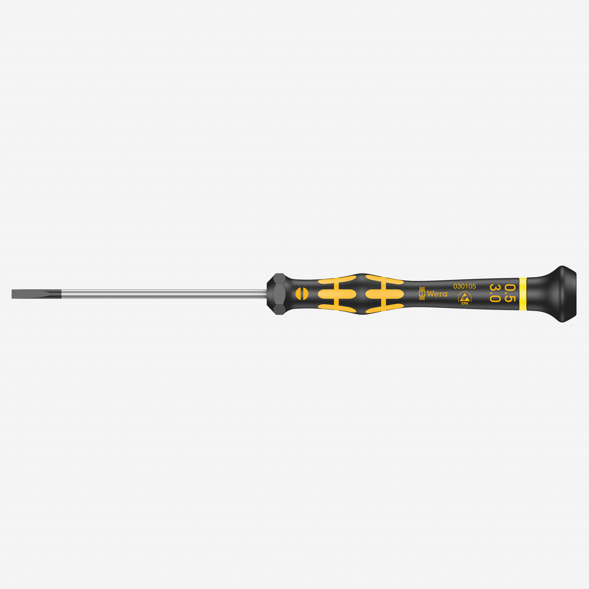 Wera Tools 030105 3 x 80mm ESD Safe Slotted Precision