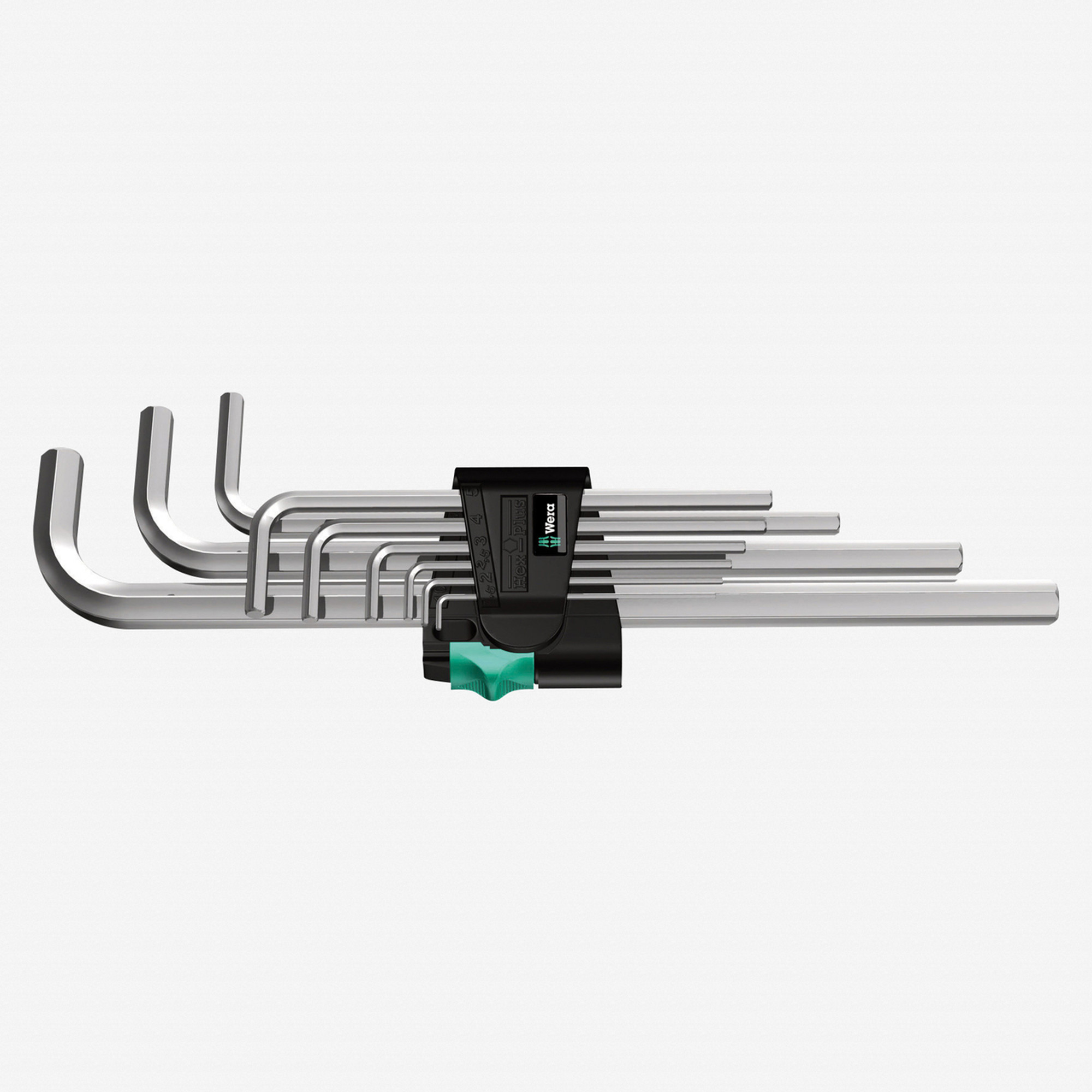 Wera Tools 021909 Metric Chrome Hex Lkey Set