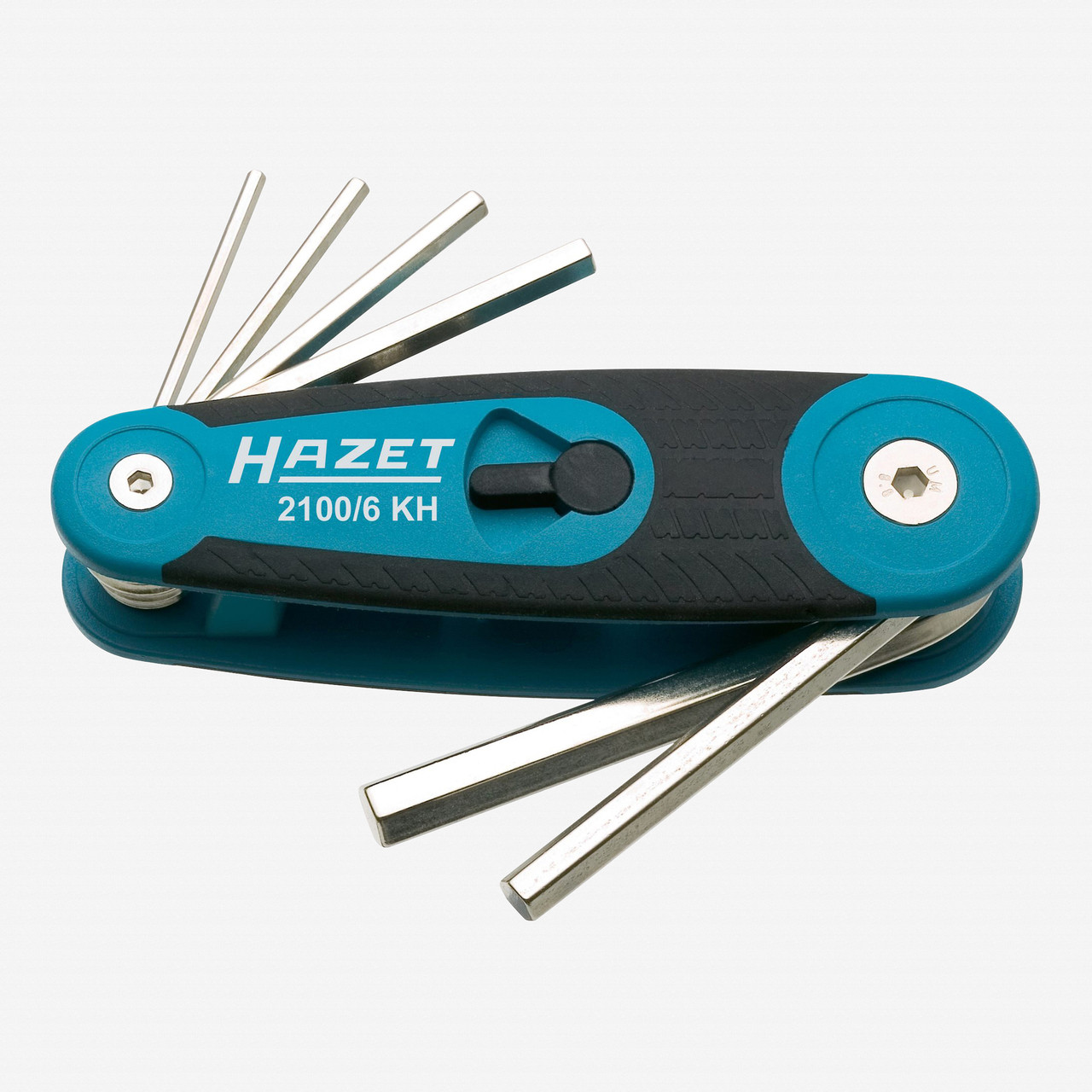 Hazet 2100/6 KH Hex Metric L-key Fold Up Set 2.5 - 8mm | Hazet at
