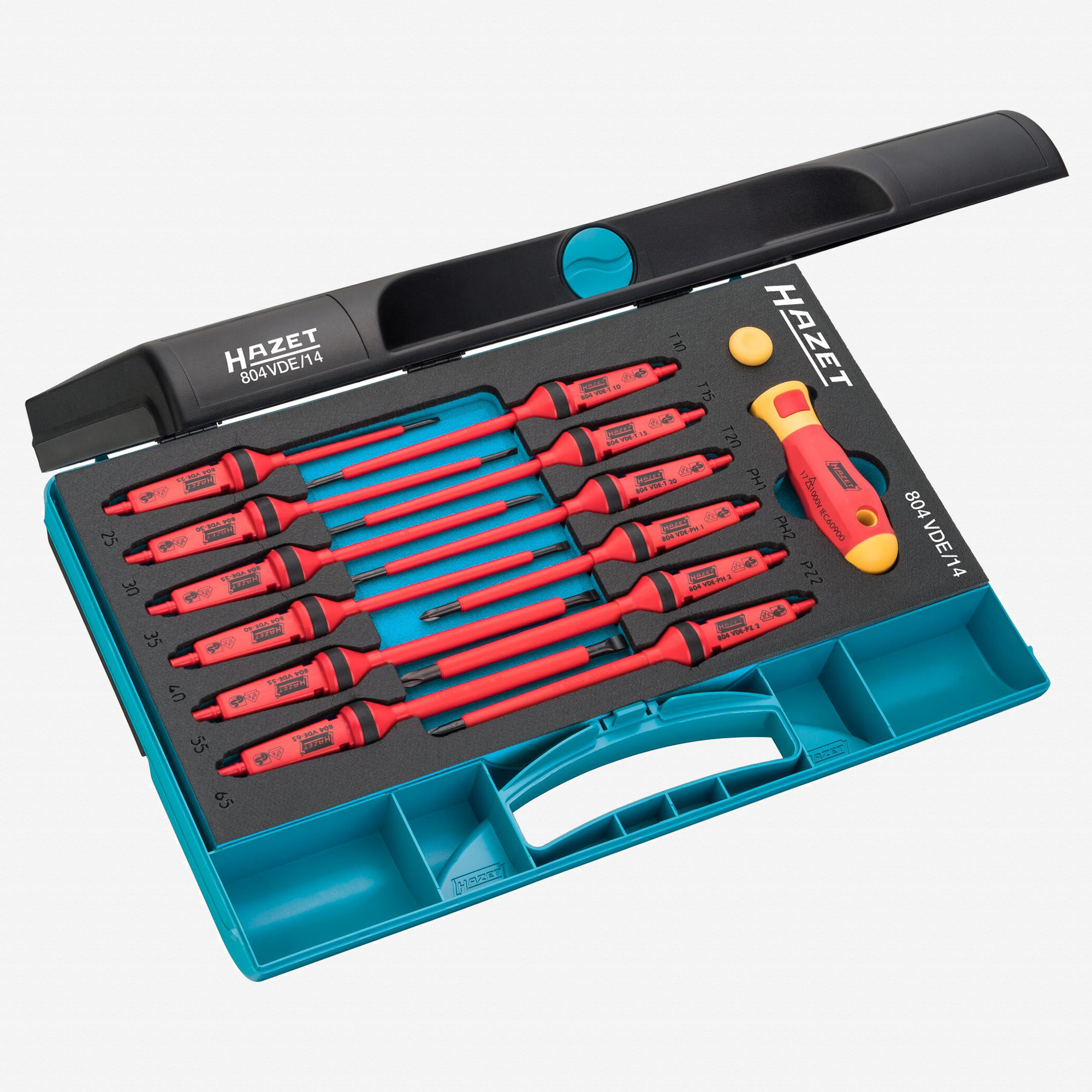 Hazet 804VDE/14 Insulated Screwdriver Blade Set | Hazet at KC Tool
