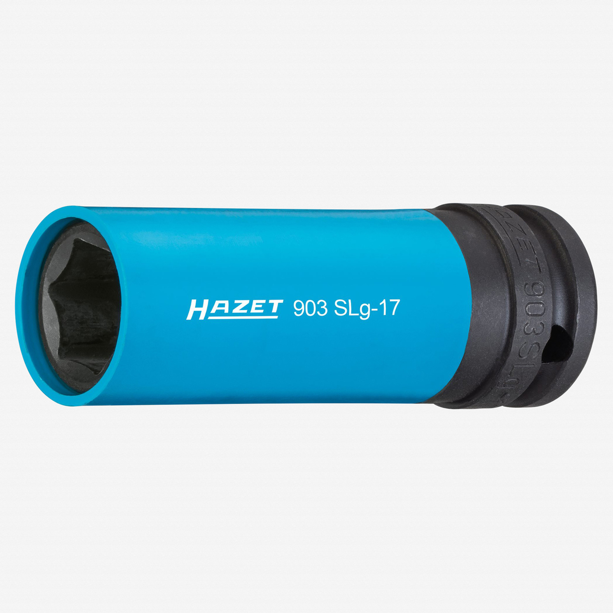 Hazet 903SLG-17 Impact socket (6-point) 17mm x 1/2" Lug Nut Impact Socket with Plastic Sleeve  - KC Tool