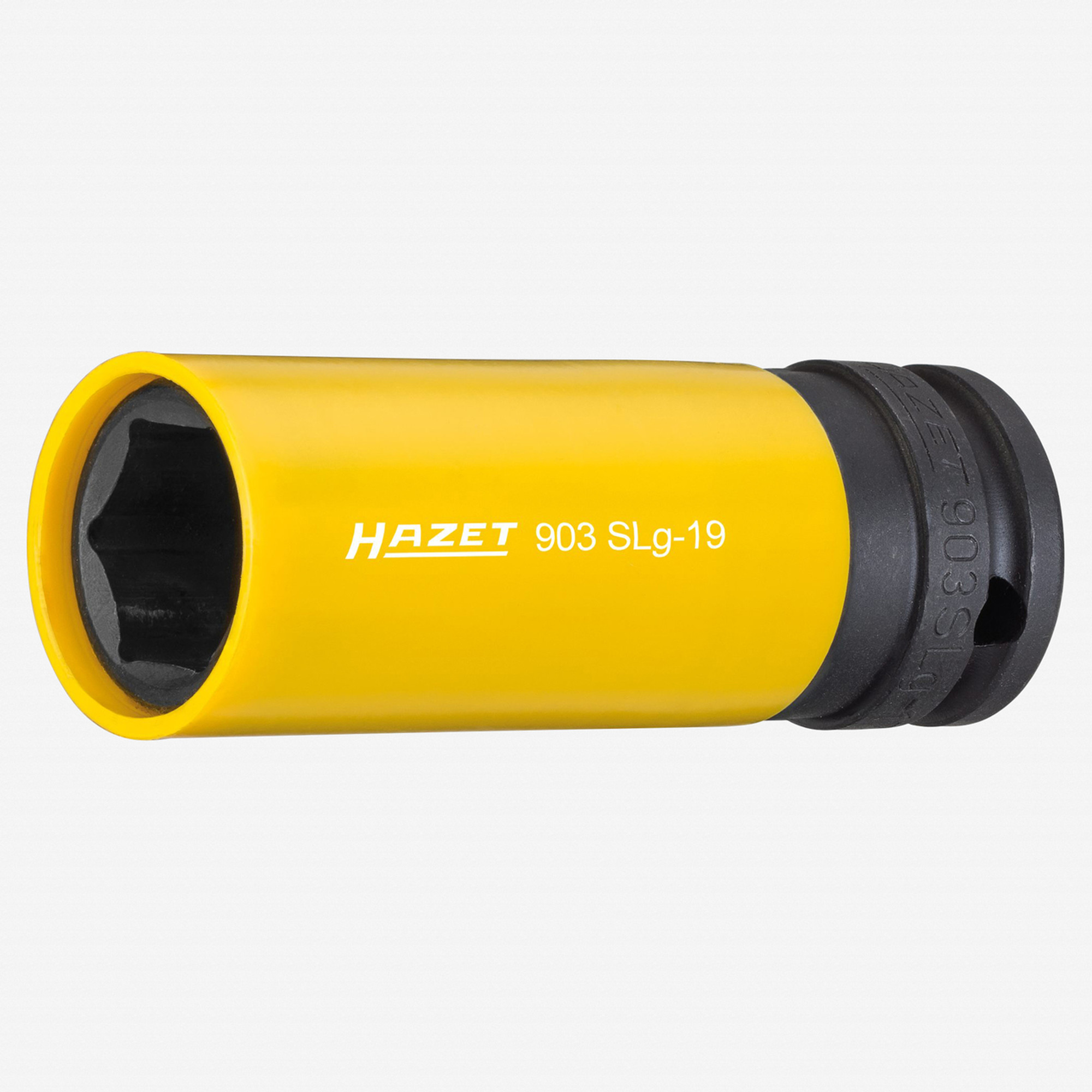 Hazet 903SLG-19 Impact socket (6-point) 19mm x 1/2" Lug Nut Impact Socket with Plastic Sleeve  - KC Tool