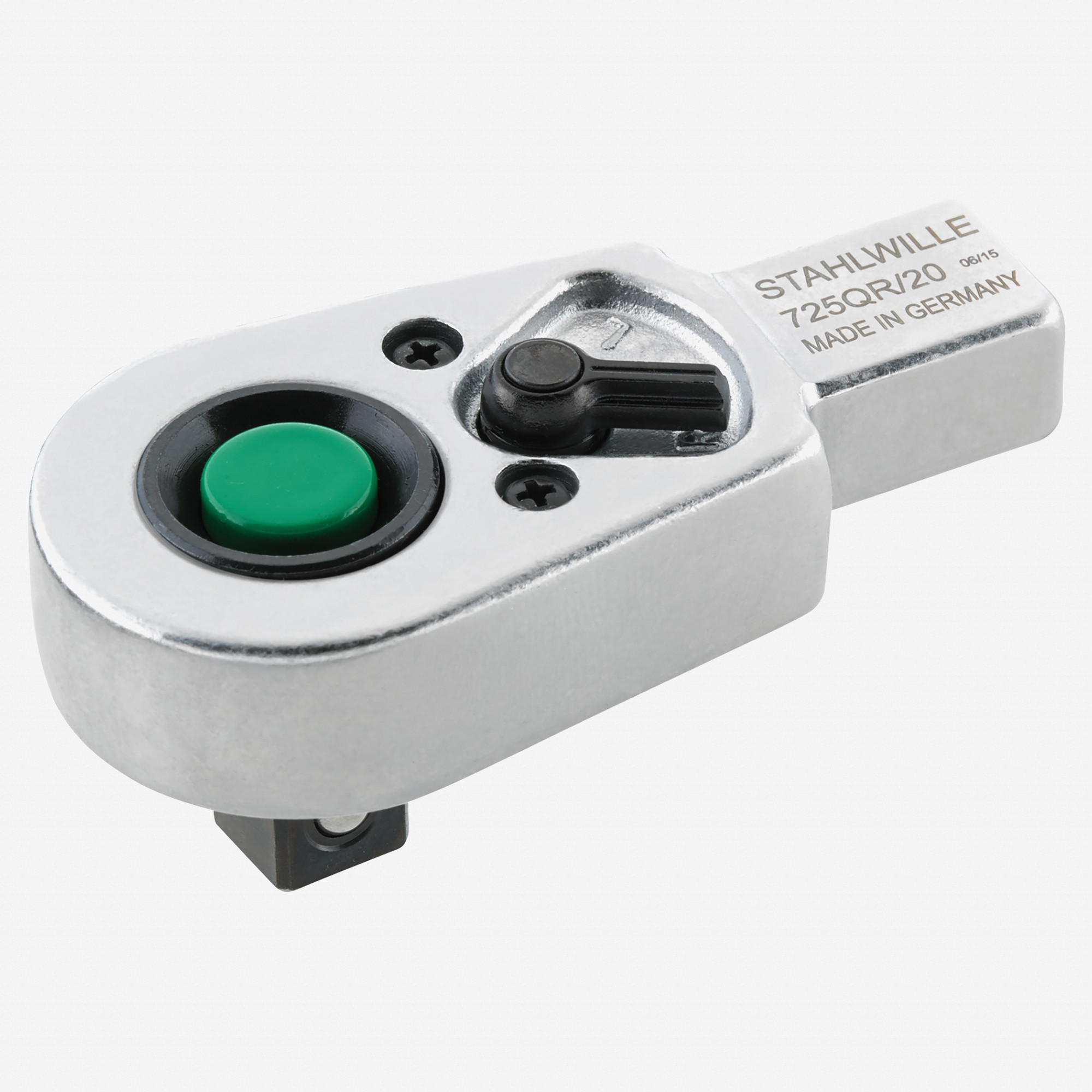 Stahlwille 725QR/20 QuickRelease Ratchet Insert Tool, Size 20, 1/2