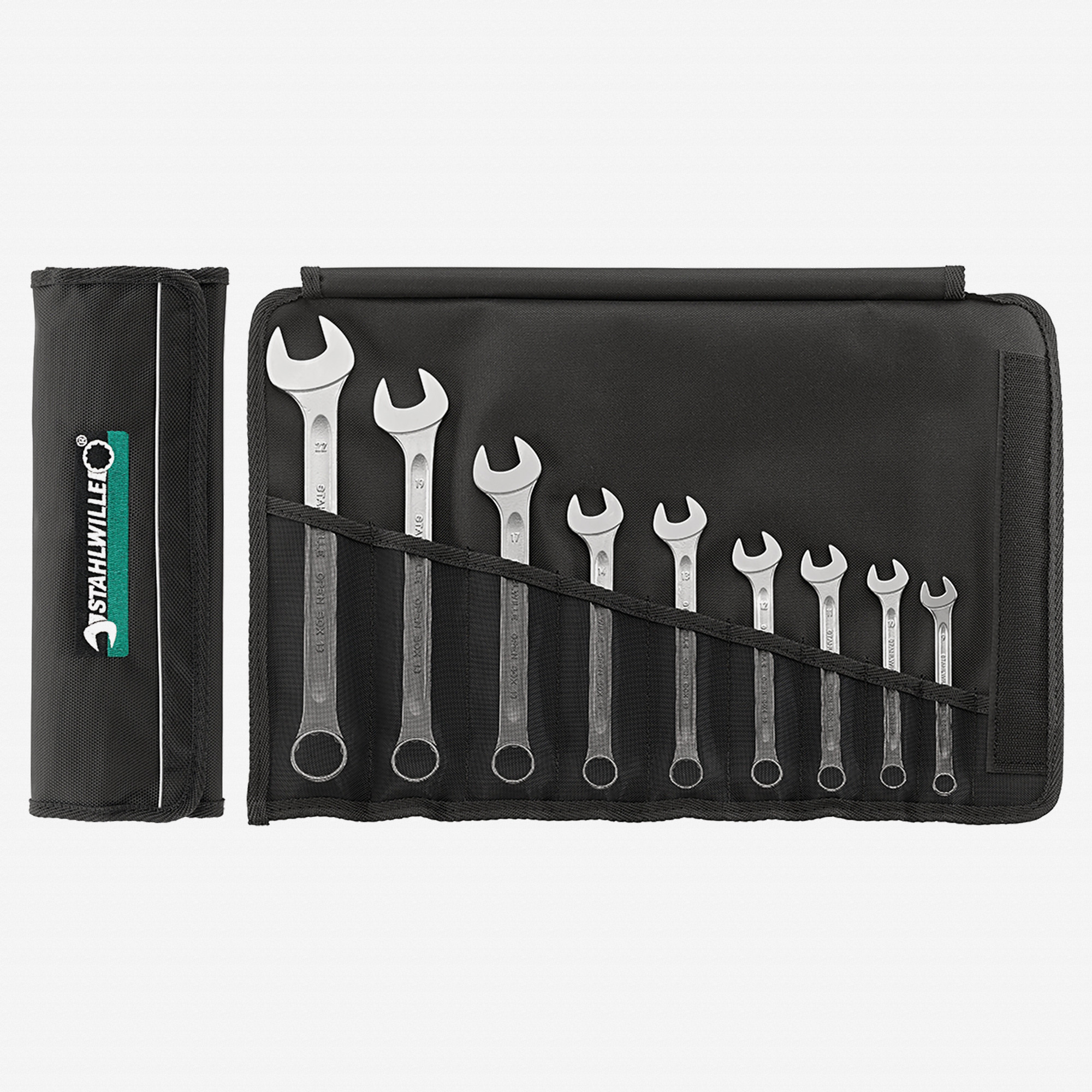 Stahlwille 13/9 OPEN BOX Combination Spanner Set, Metric, 9-22mm