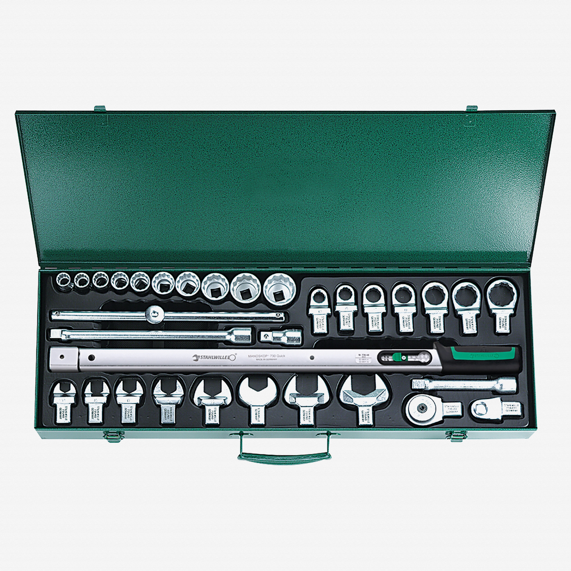 カーディナル755 Stahlwille 730R/40/32 Torque Wrench Set, 32 Pieces | Stahlwille at