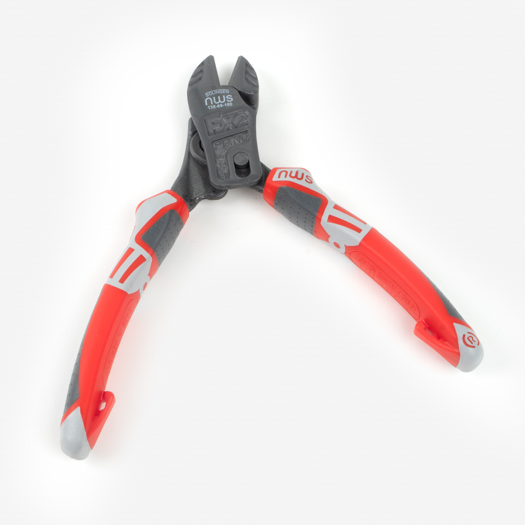 NWS 7 Heavy Duty Lever Side Cutter FantasticoPlus - TitanFinish -  SoftGripp, Tethered Attachment