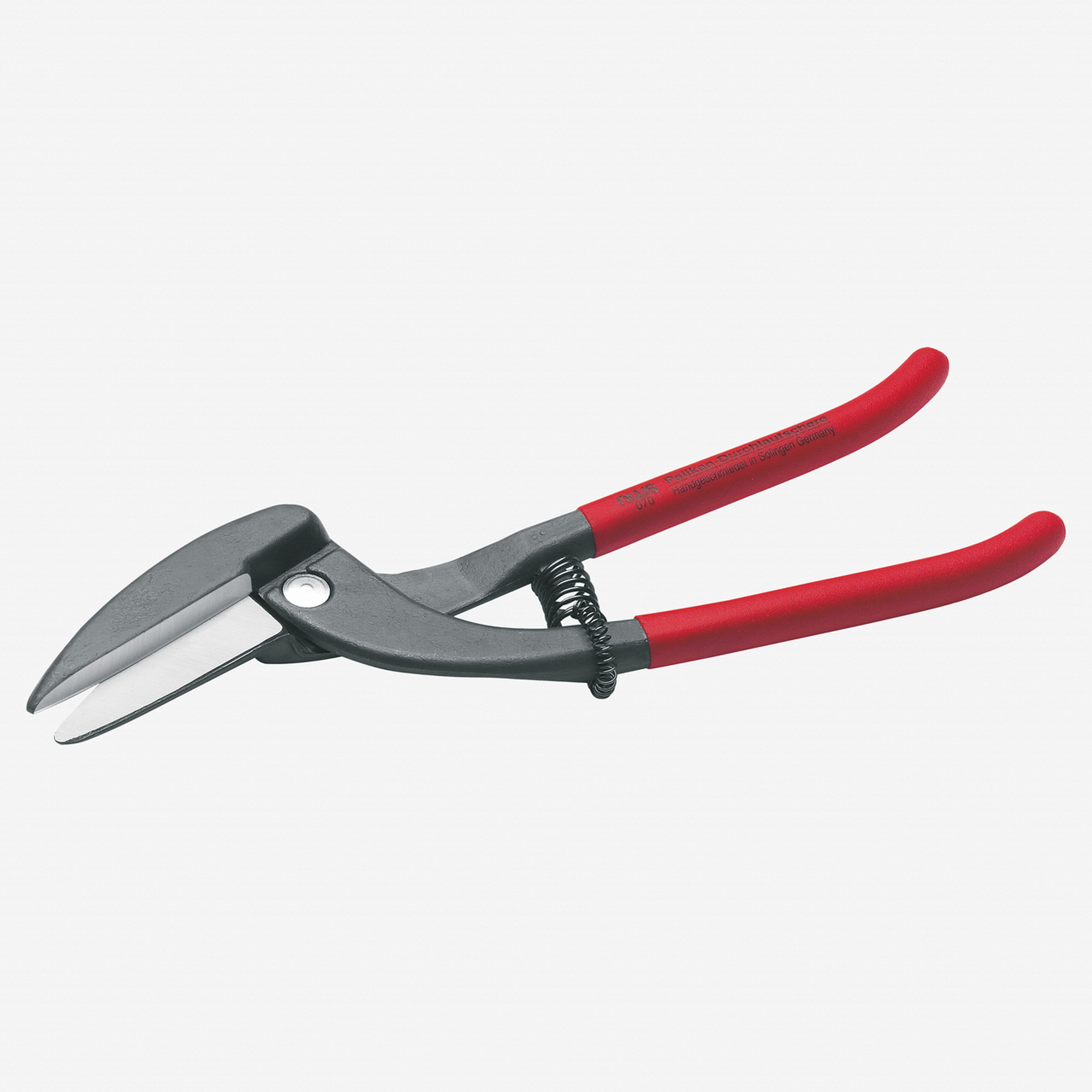 NWS 12 Pelican Tin Snips - Atramentized - Plastic Grip