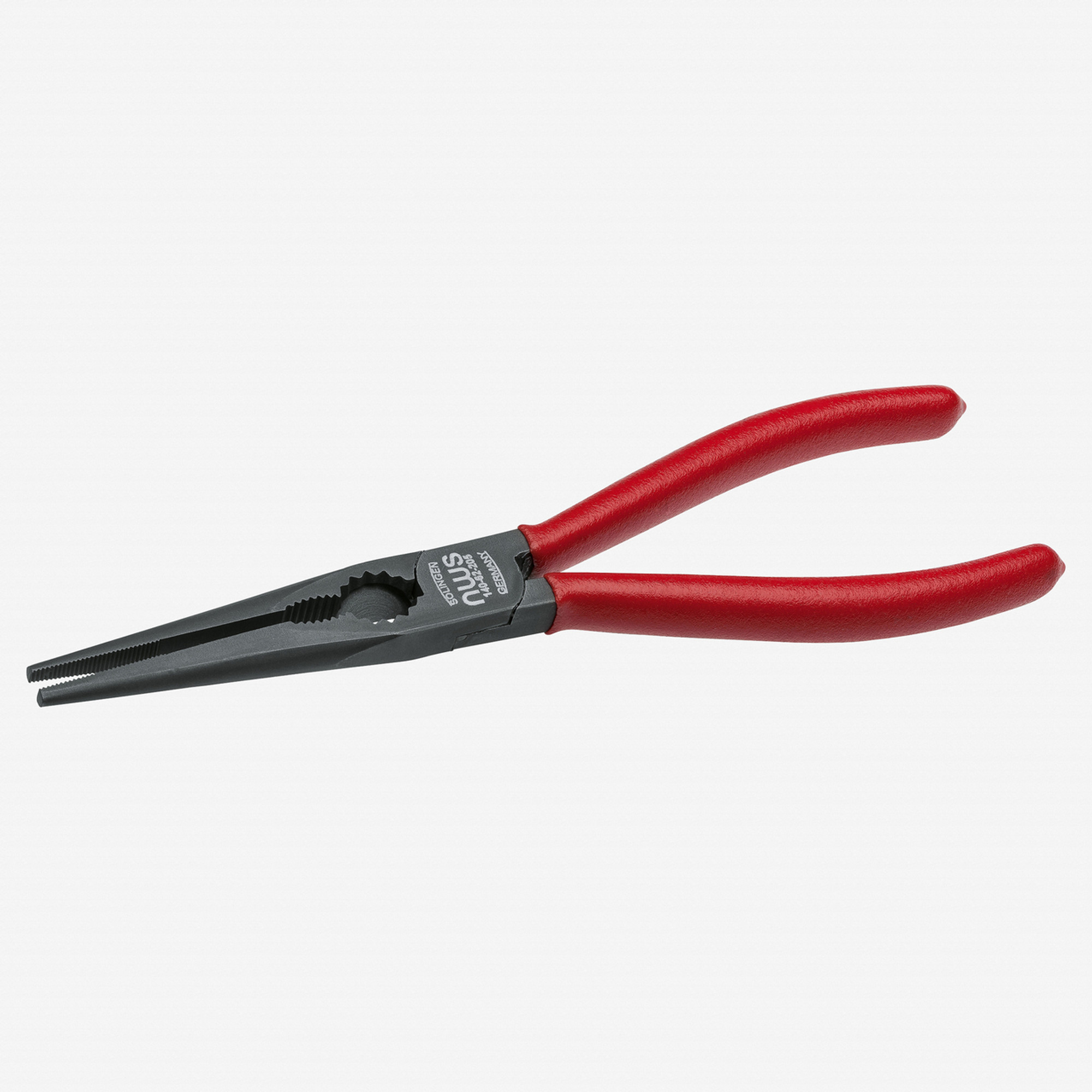 NWS 140-62-205 8" Chain Nose Pliers (Radio Pliers) - TitanFinish - Plastic Grip - KC Tool