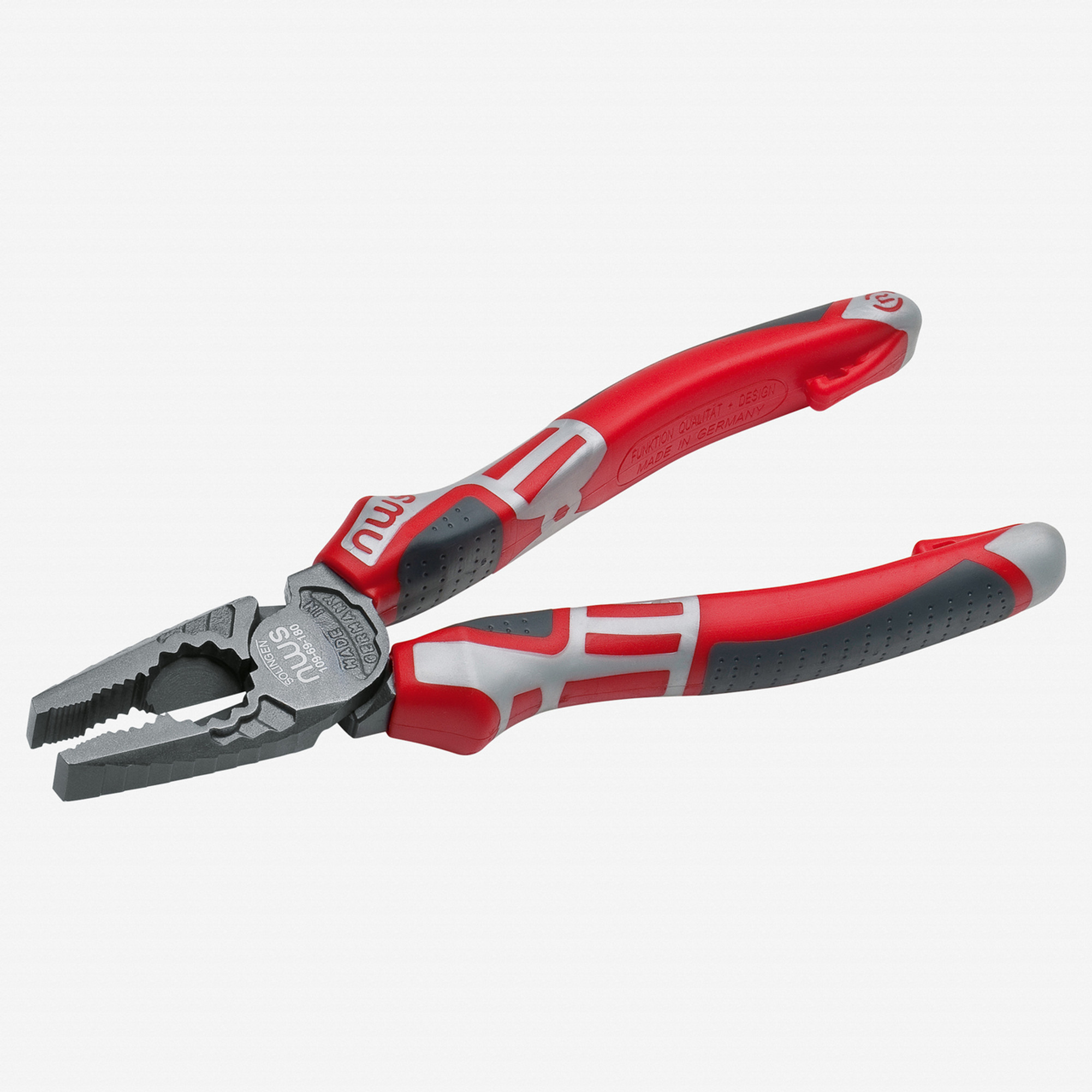 NWS 109-69-165 6.5" High Leverage Combination Pliers CombiMa - xTitanFinish - SoftGripp - KC Tool