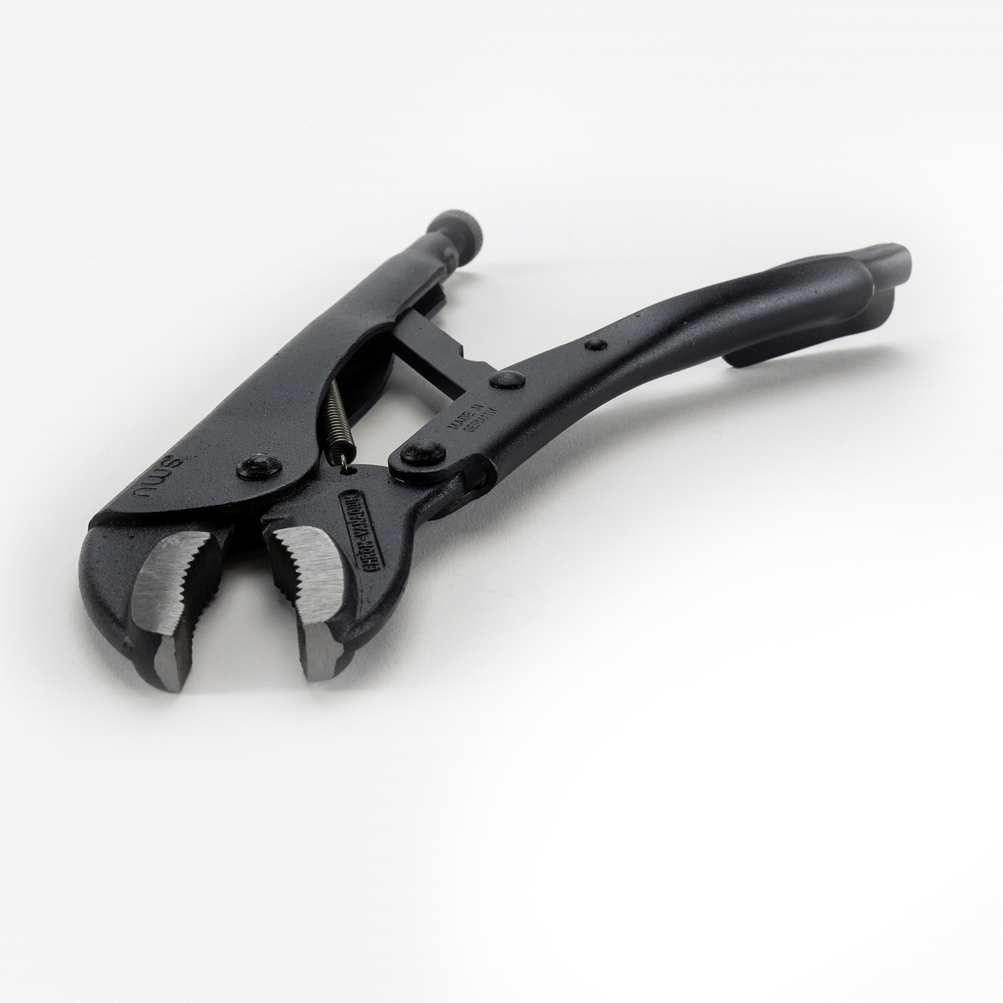 NWS 184-11-250 10" Grip Pliers - Atramentized - Plastic Grip - KC Tool