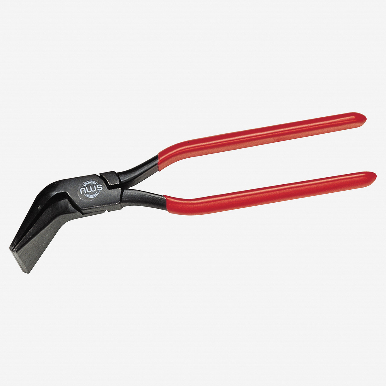 NWS 11" Plumbers Seaming Pliers Atramentized Plastic Grip 45 Degree