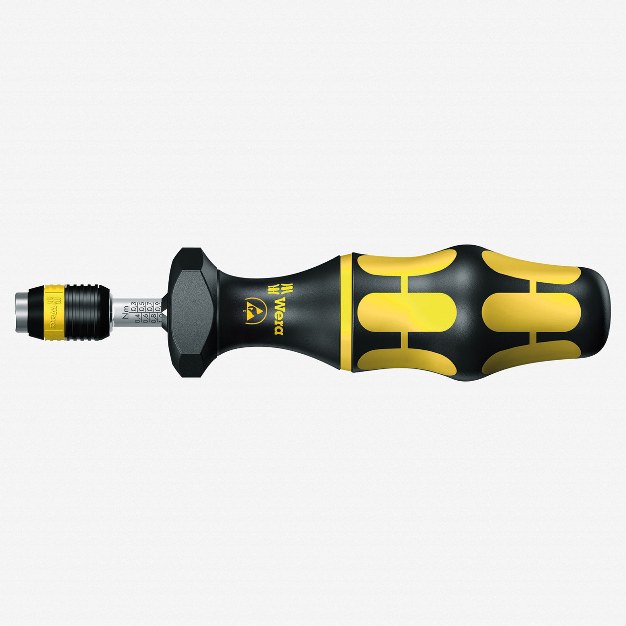 Wera 074733 ESD Safe Adjustable Torque Screwdriver 2.5 - 11.5 in-lbs - KC Tool