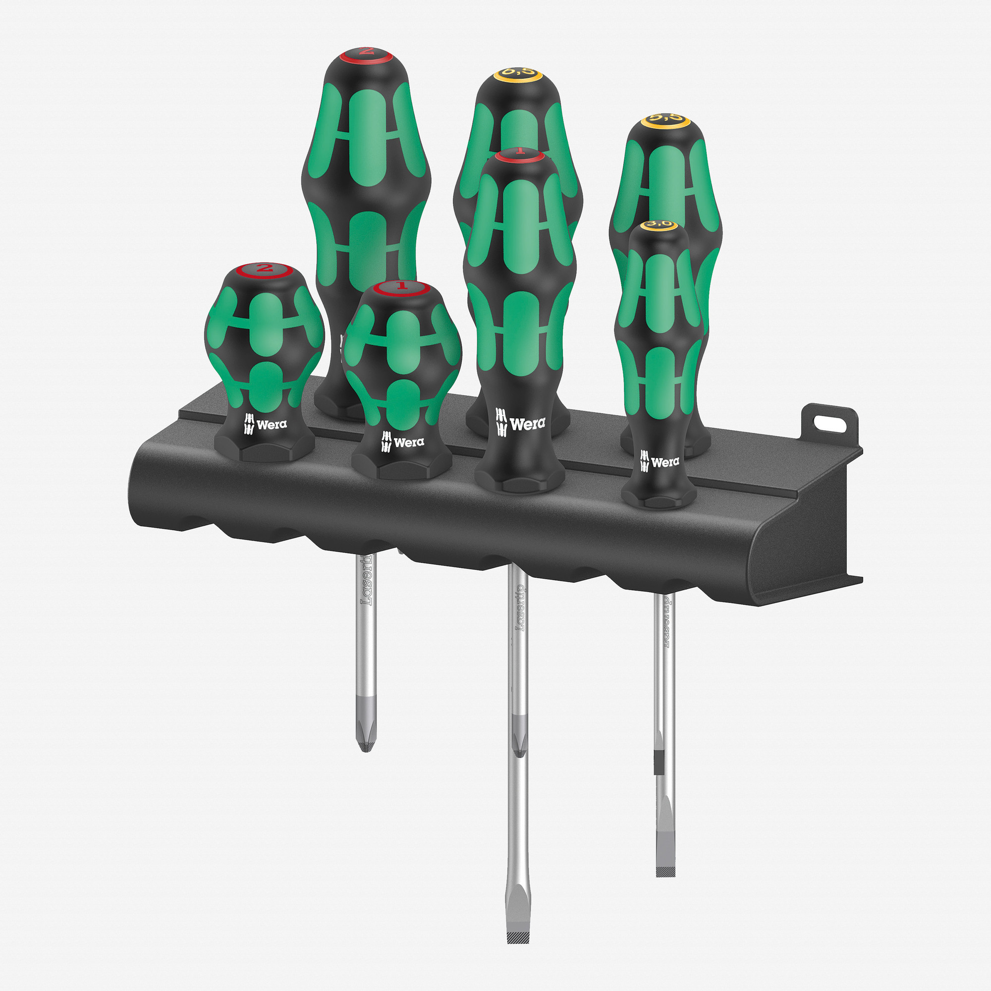 Wera 008900 Mix 1 300/7 Screwdriver Set, 7 Pieces