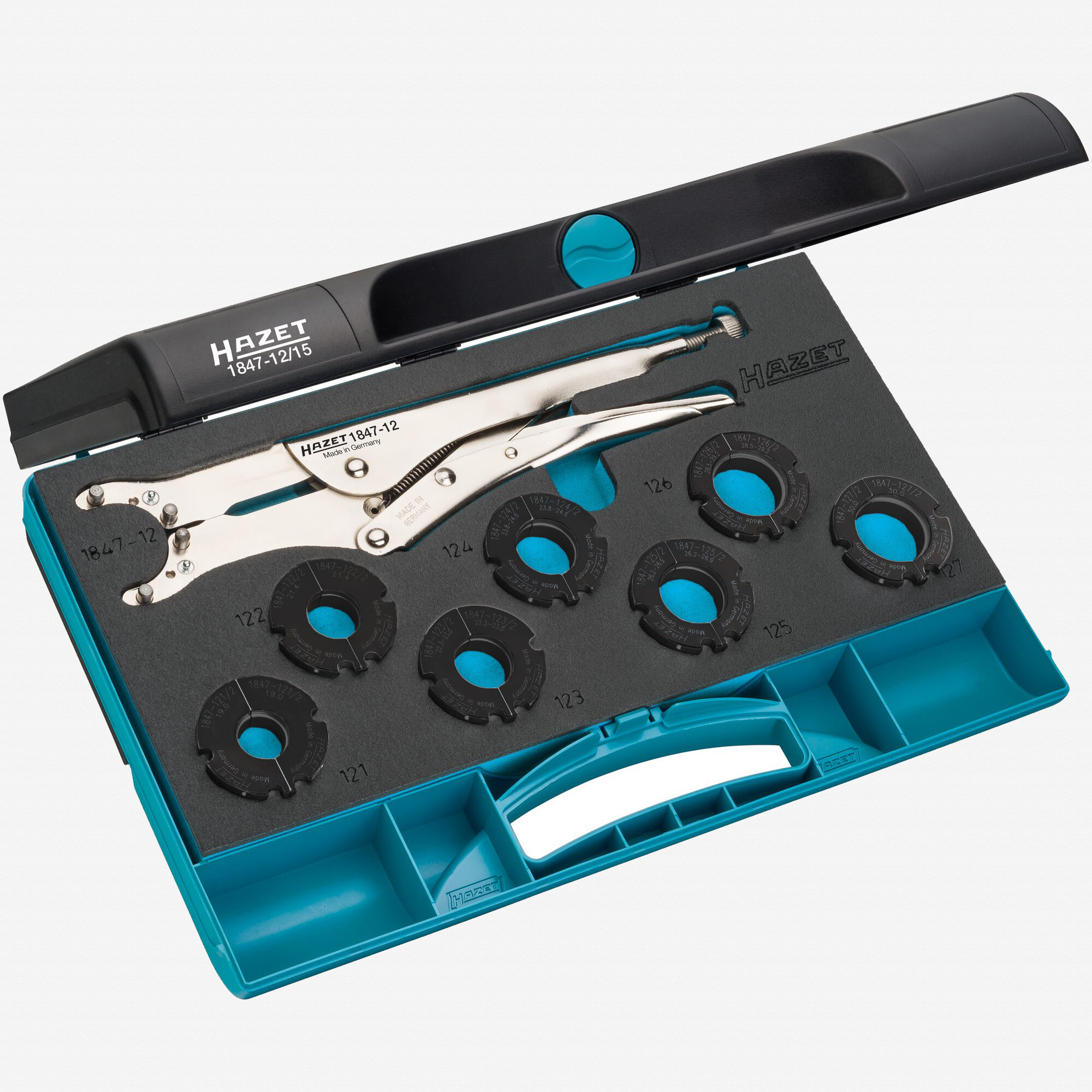Hazet 1847-12/15 Driveshaft Circlip Pliers Set, 15 Pieces | Hazet