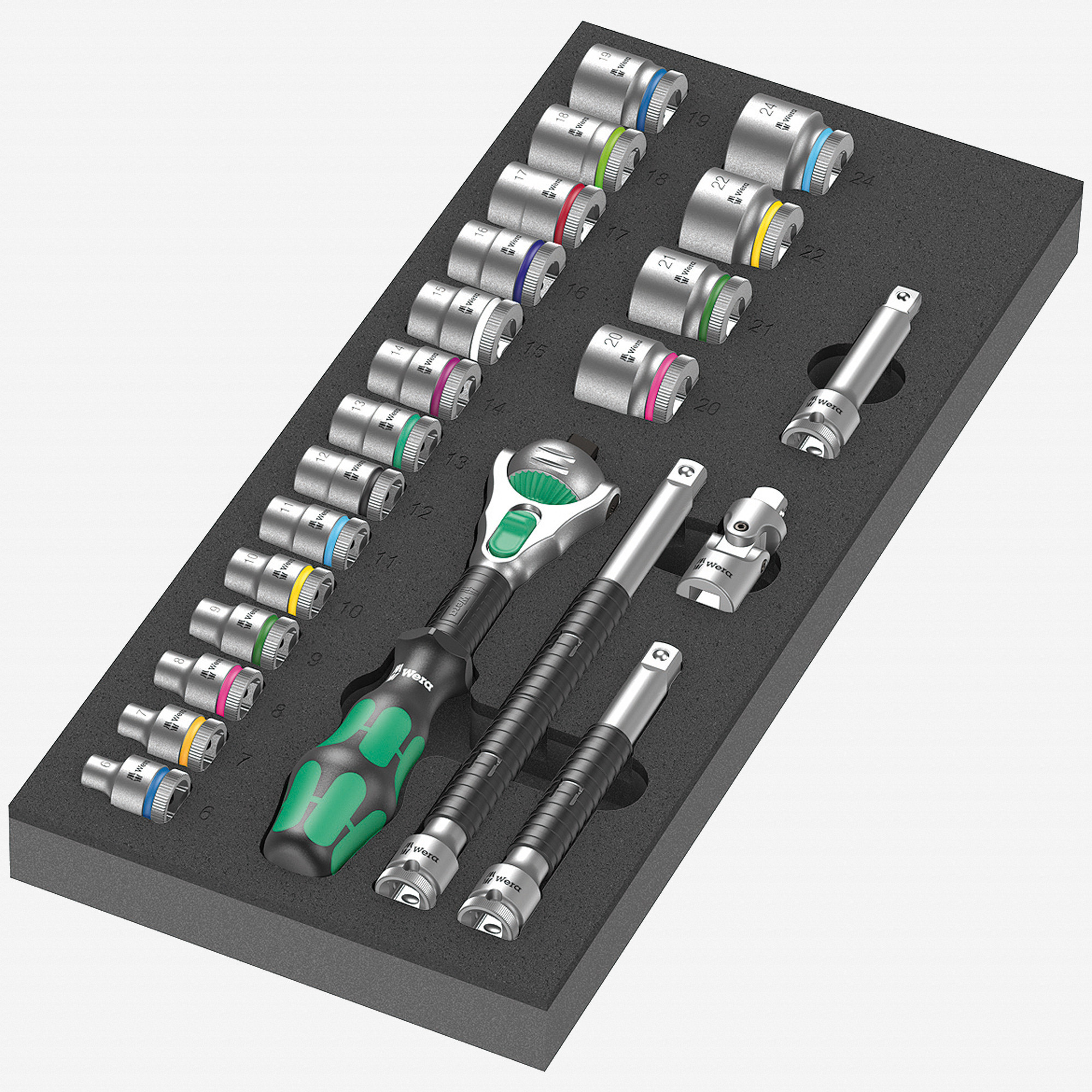 Wera 150111 Foam Insert 8000 B Zyklop 3/8