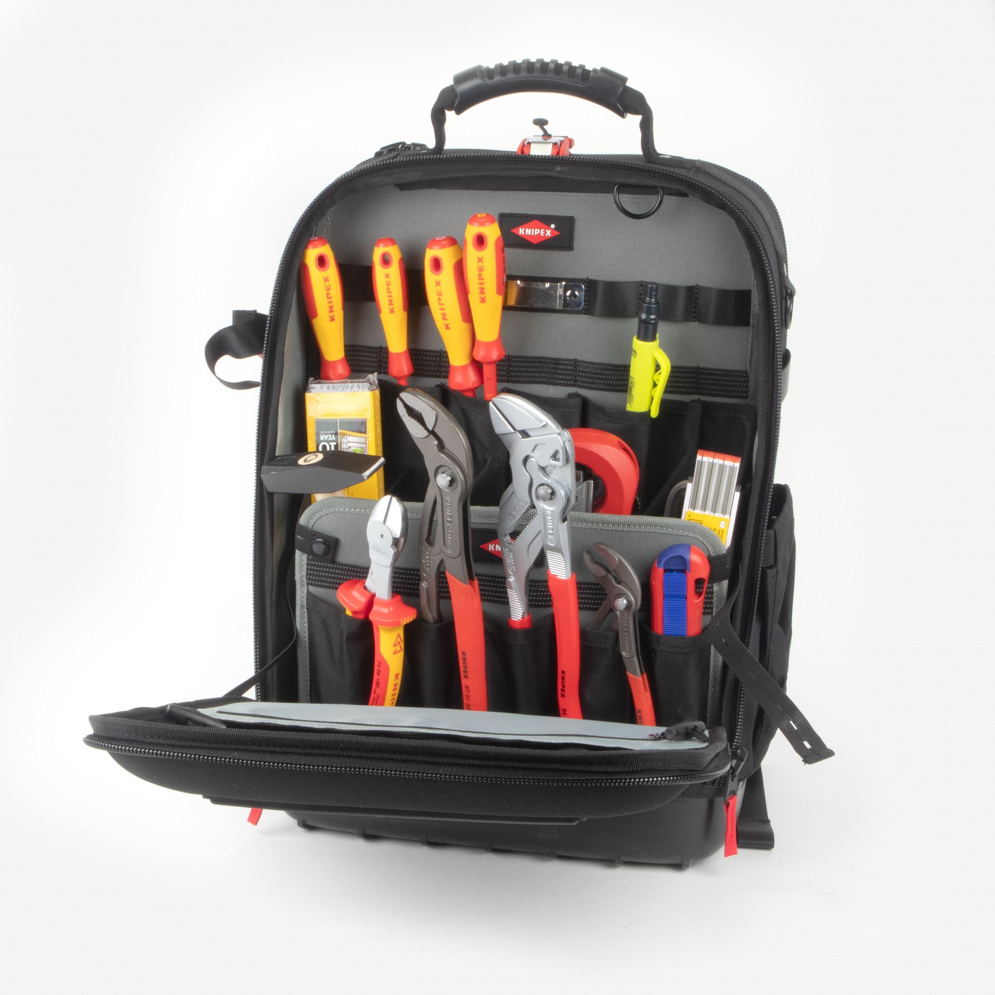 Knipex Modular X18 Plumbing Tool Backpack, 17 Pieces