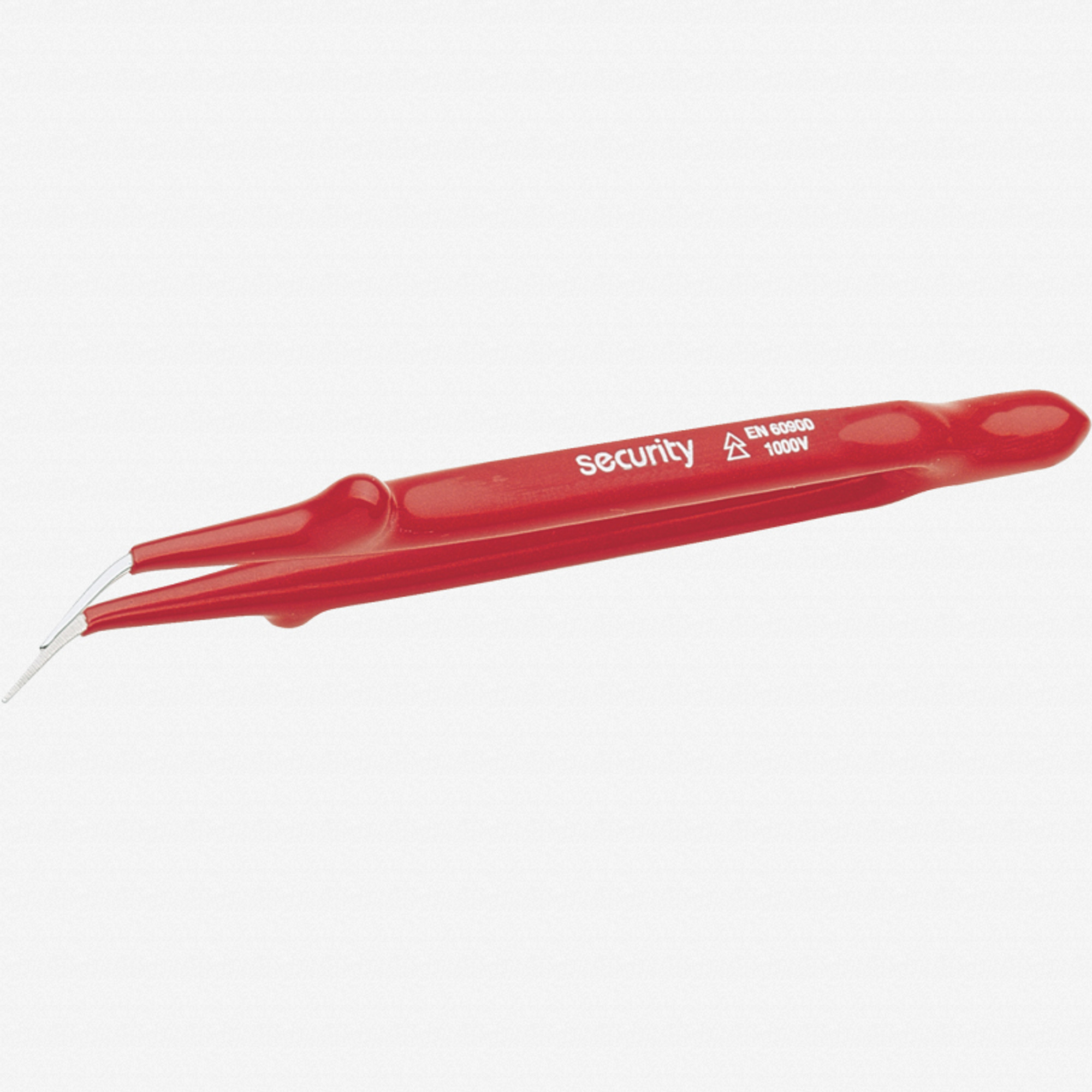 NWS Insulated 1000V Precision Tweezers with Angled Tips, 6.1