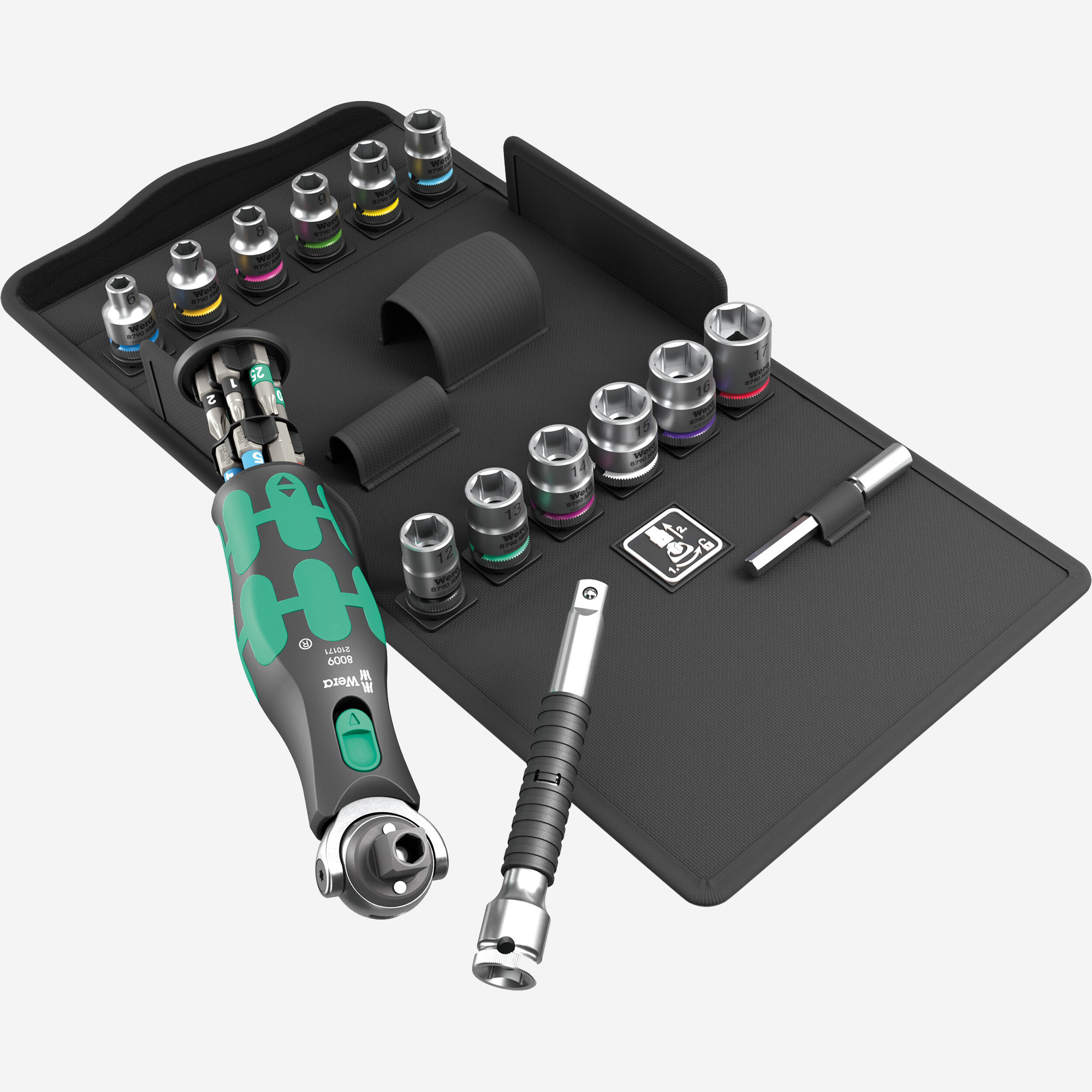 Wera 004284 Zyklop Pocket Set 3, 27 Pieces | Wera at KC Tool