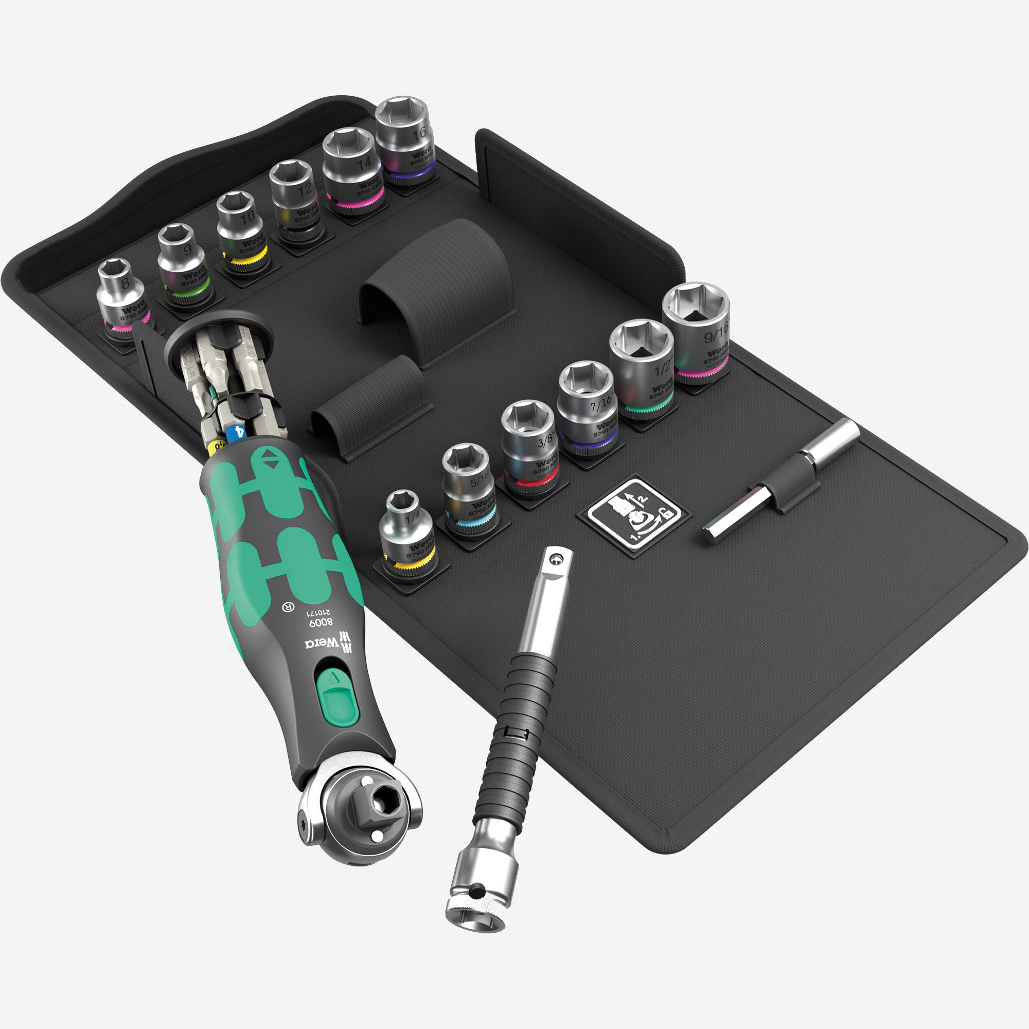 Wera 004285 Zyklop Pocket Set 4, 27 Pieces