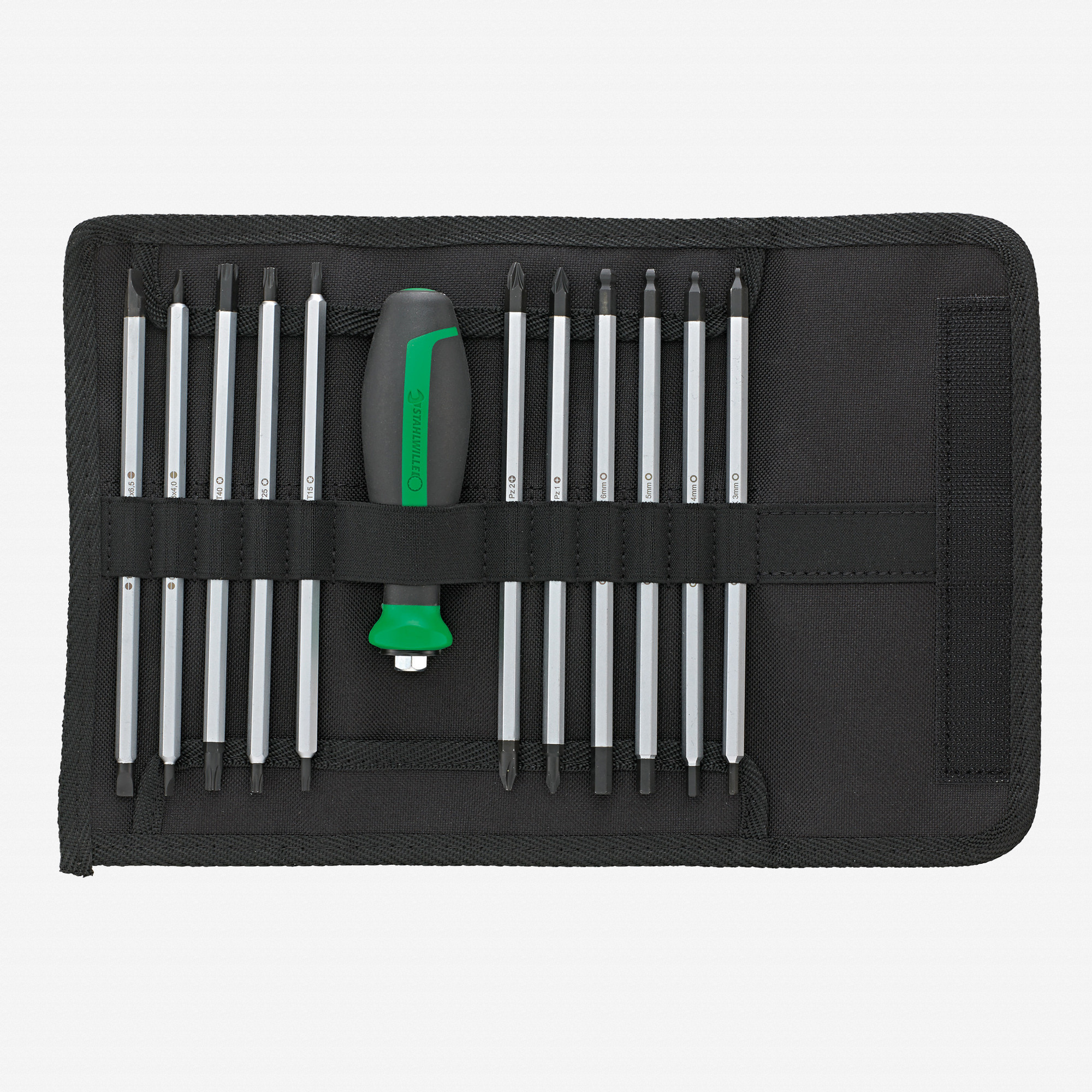 Stahlwille 4798 Reversible Blade Screwdriver Set, 11 Pieces