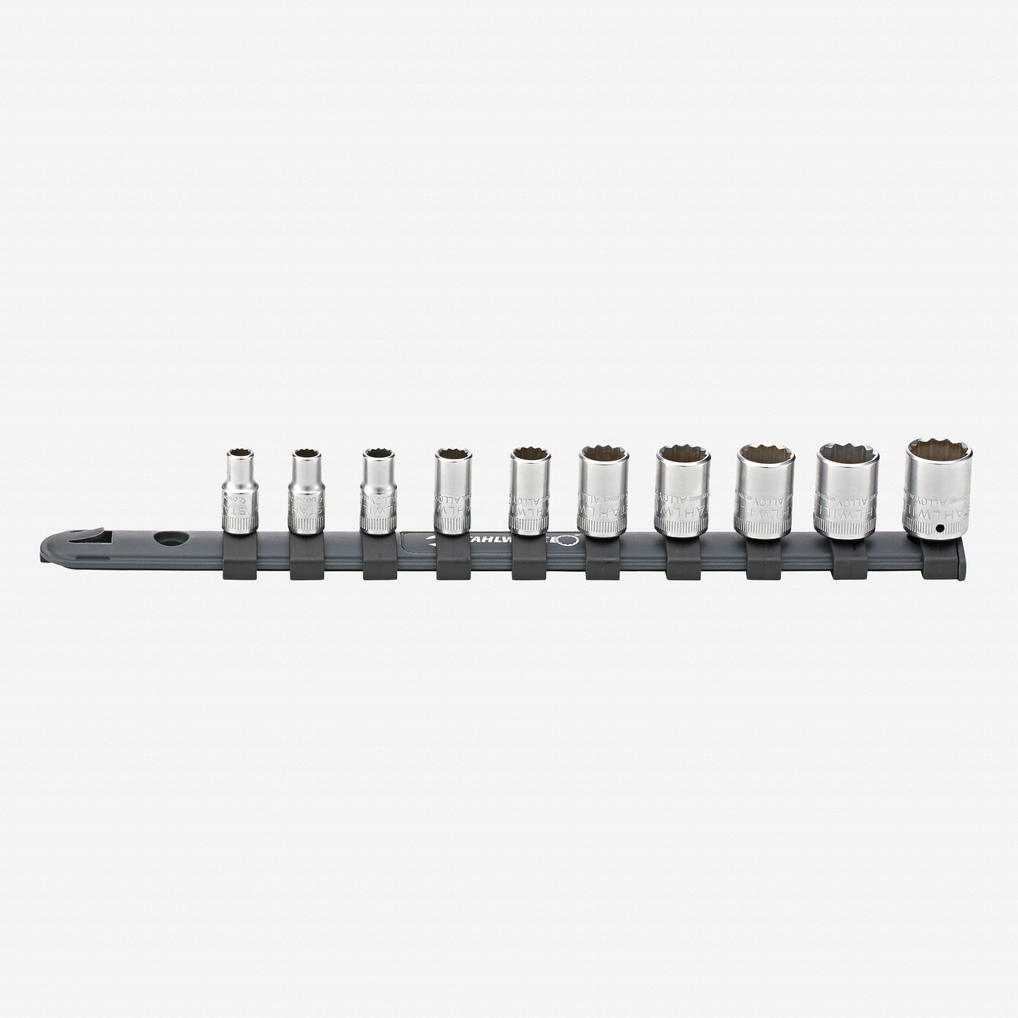 Stahlwille 12916/10-40 Outside Hex Socket Set on Plastic Socket