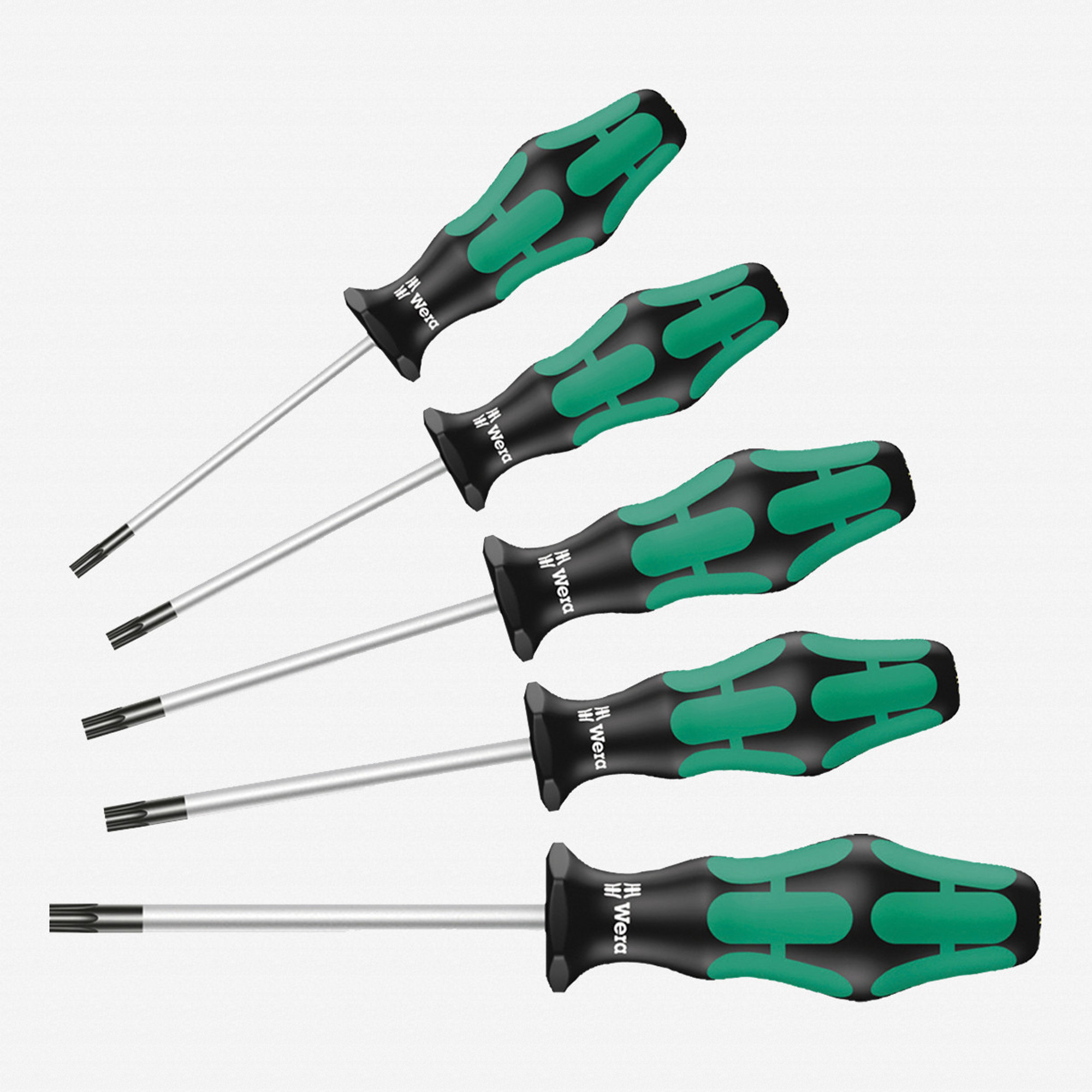 WERA hex torx レンチセット Wera Tools TORX Star T8 -T40 Allen Key Set Bright Colours 9