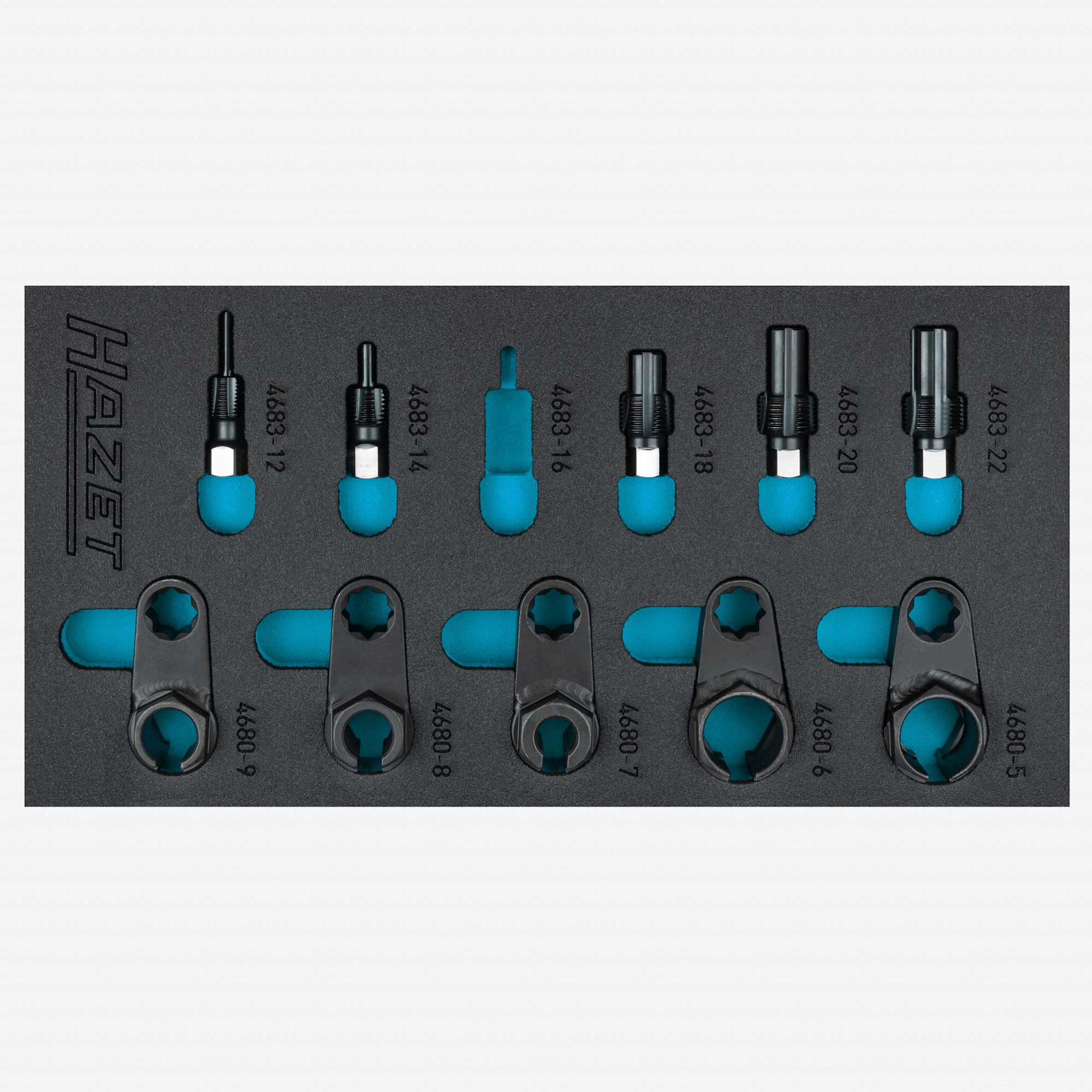 Hazet 163-611/10 Tool Set for Exhaust Probes, 10 Pieces | Hazet at