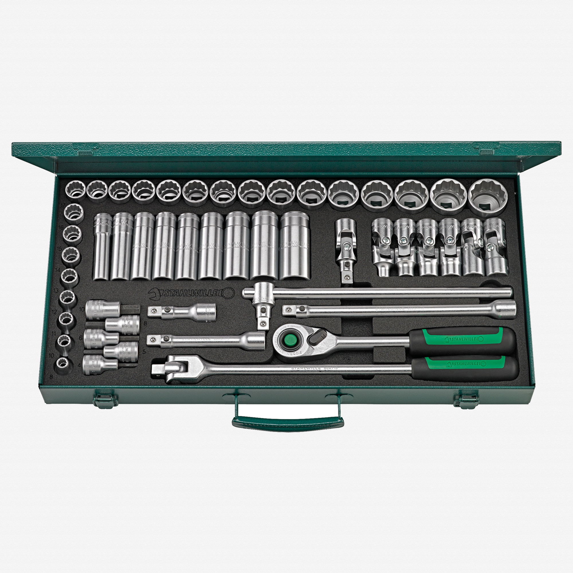 売れ筋アイテムラン Stahlwille 50/43/7QR Metric Socket Set, 1/2 管楽器・吹奏楽器