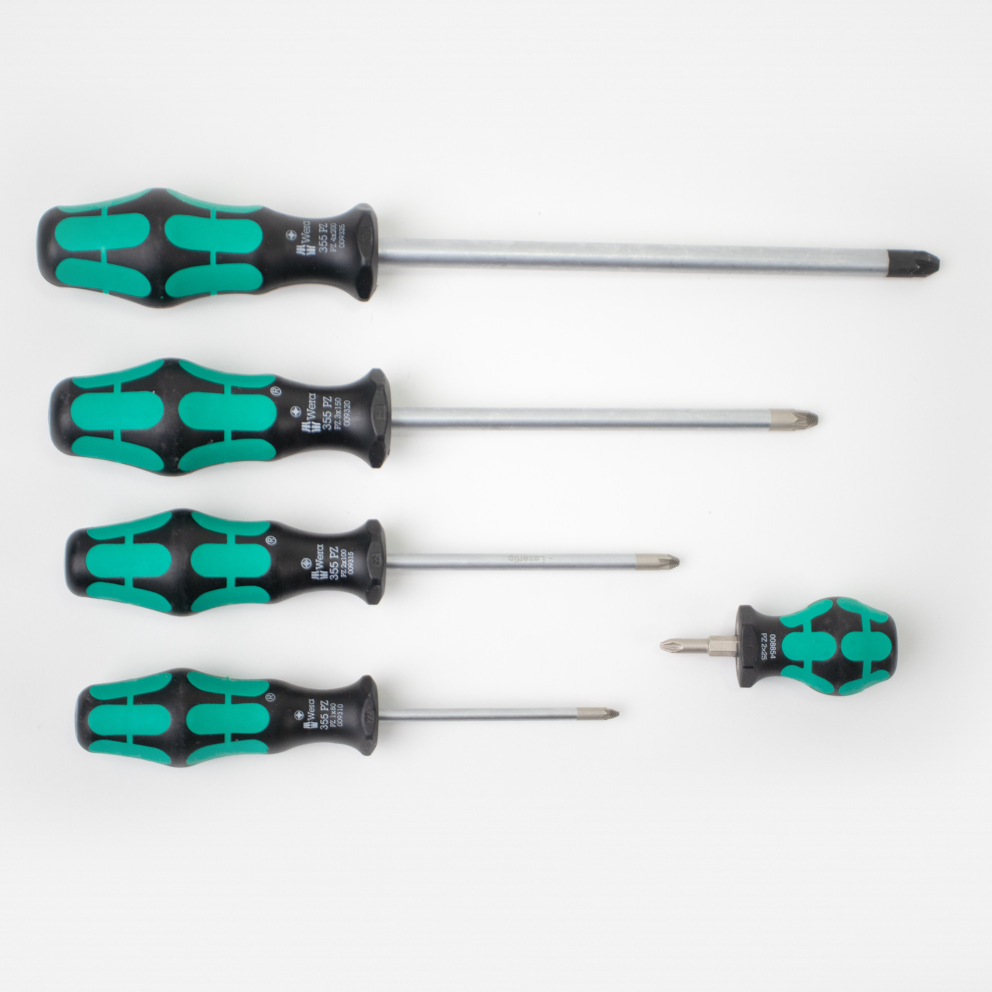 Wera 346301 Kraftform Plus Pozidriv Screwdriver Set