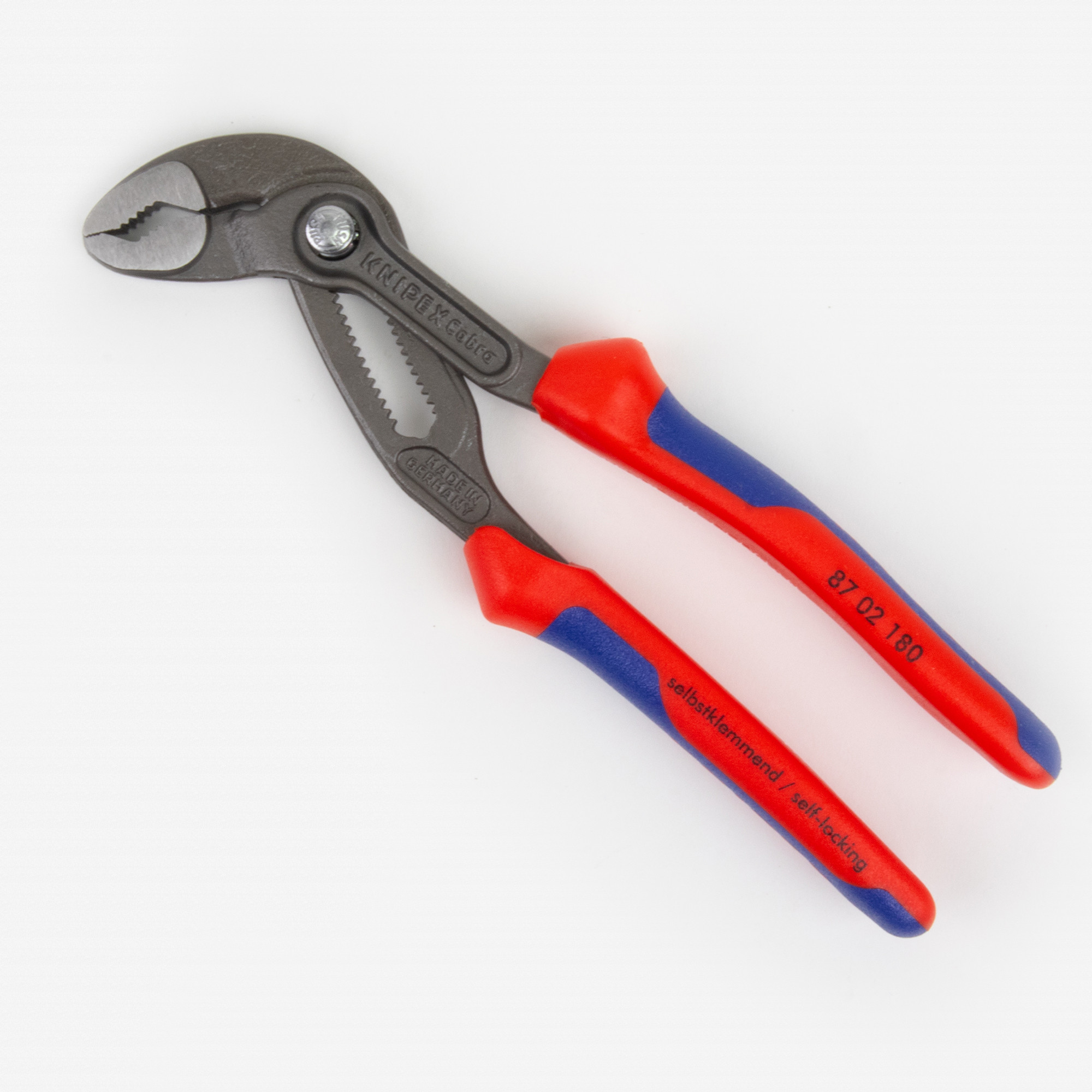 KNIPEX 12 in. Cobra Pliers with Dual-Component Comfort Grips and Tether  Attachment 87 02 300 T BKA - The Home Depot