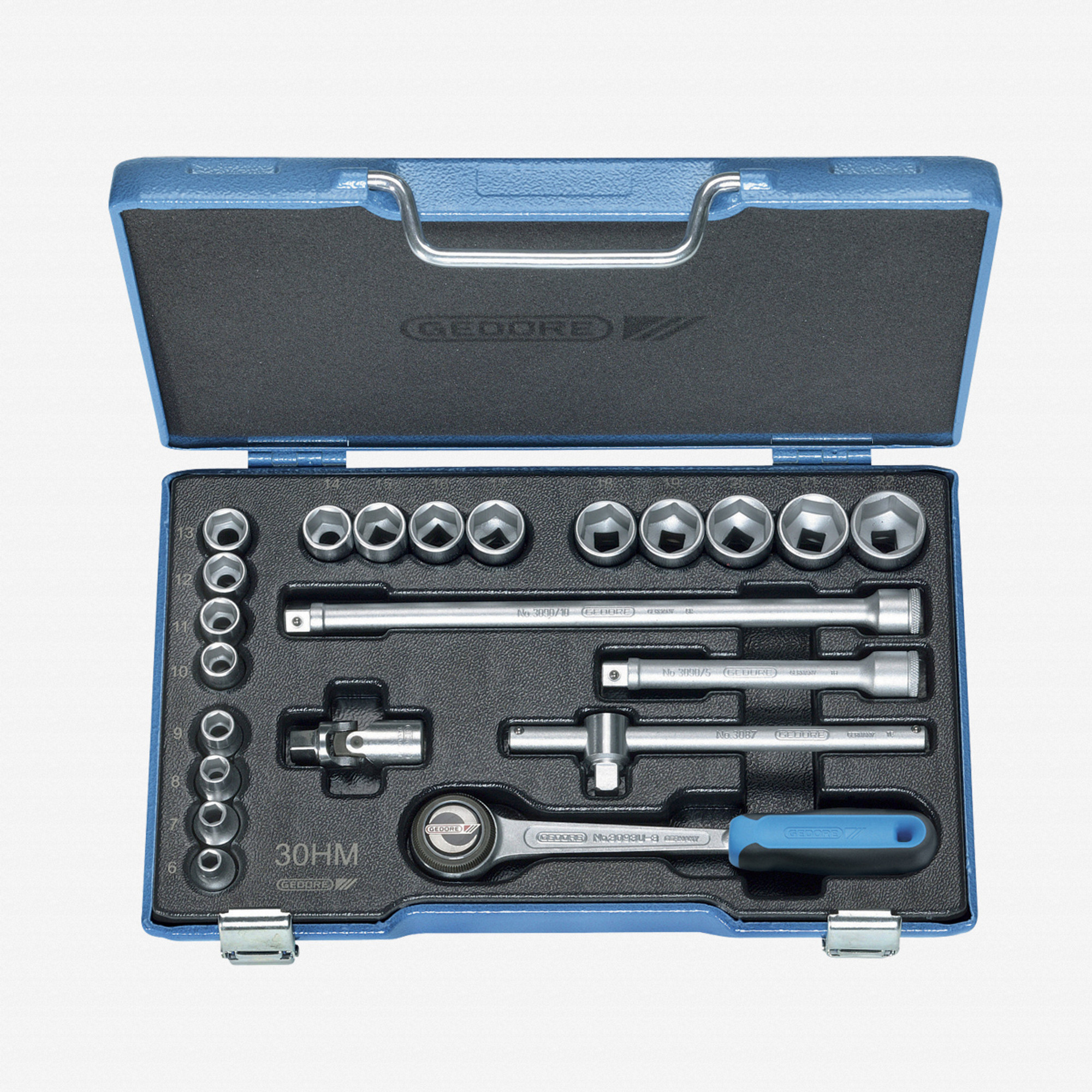 Gedore 30 HMU-3 Socket set 3/8