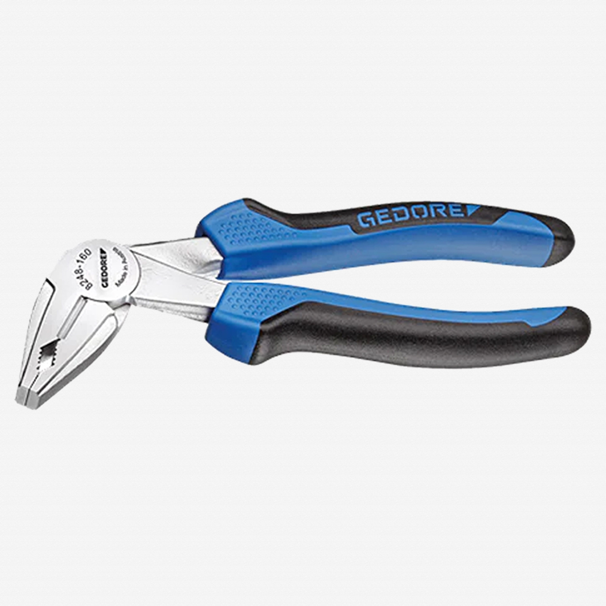 Gedore 8248-160 JC Combination pliers, angled, 160 mm - KC Tool