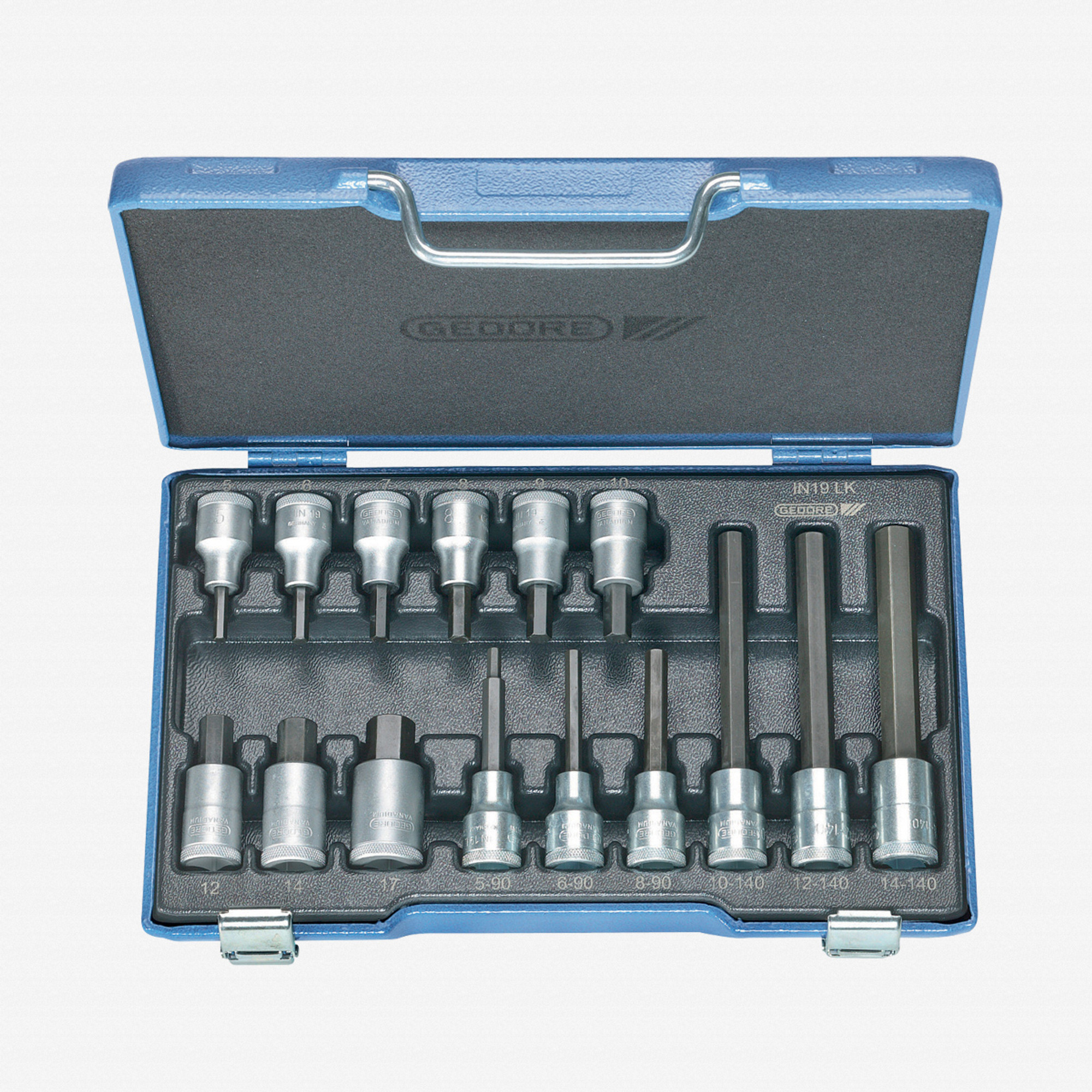 Gedore IN 19 LKM Screwdriver bit socket set 1/2