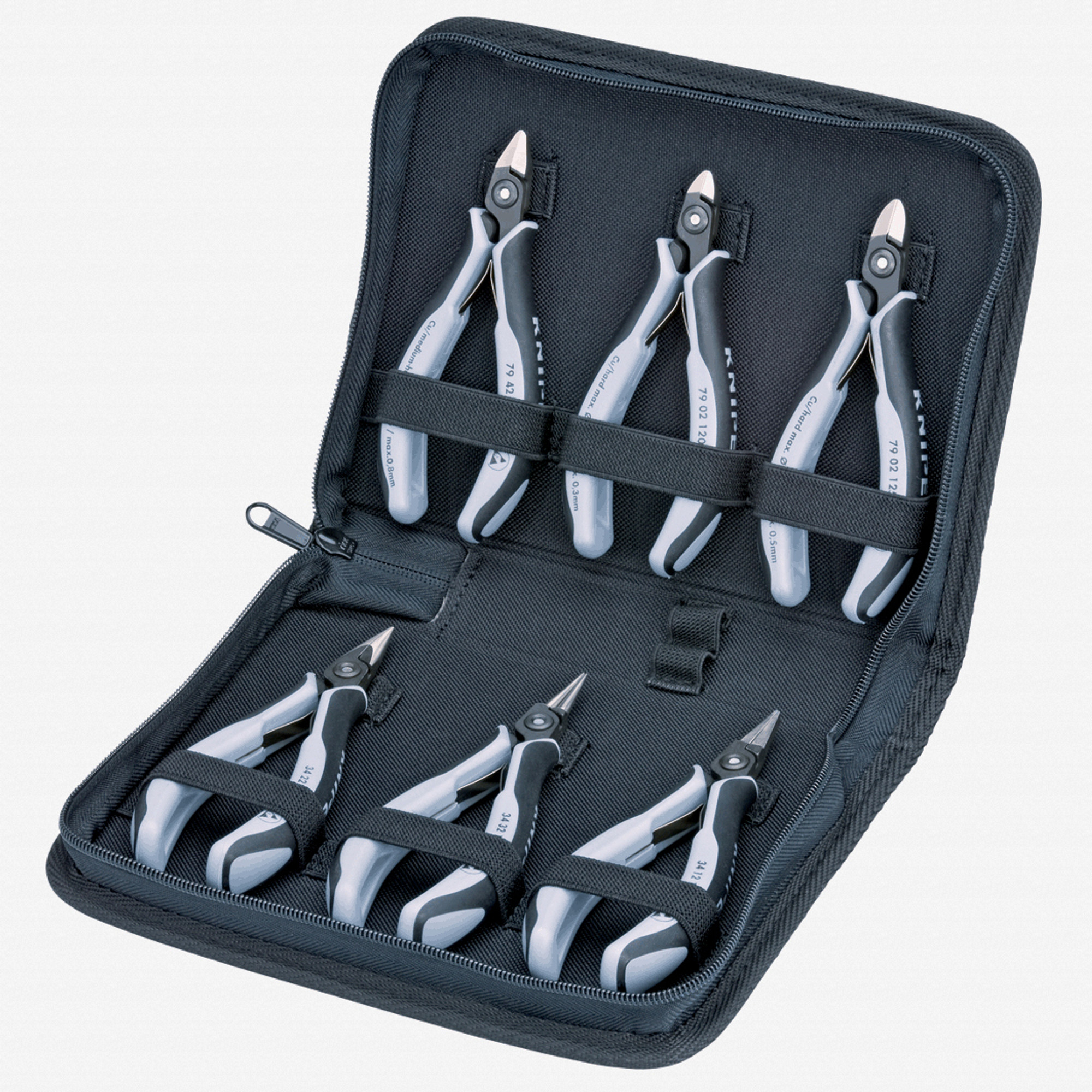 Knipex 6 Piece ESD Precision Electronics Pliers Set