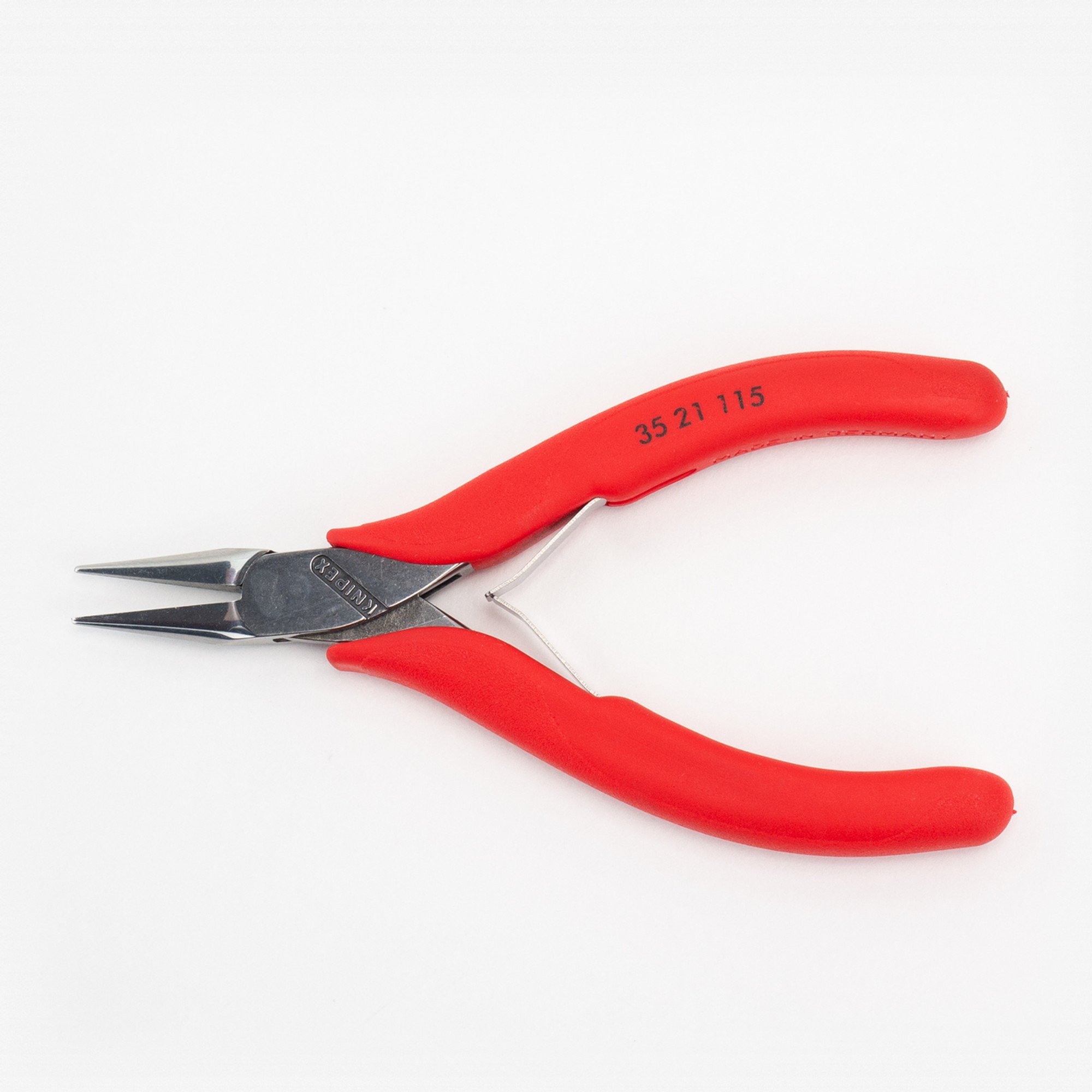 Knipex Precision Electronics Pliers (half-round jaws) - Plastic Grip