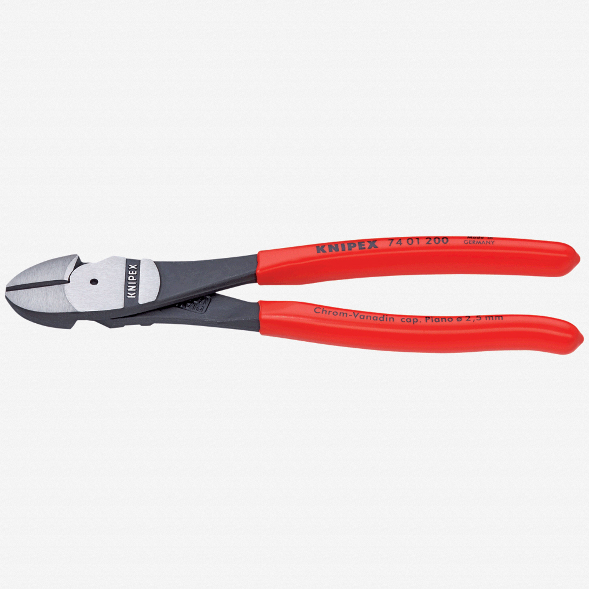 Knipex 10" High Leverage Cutters - Plastic Grip
