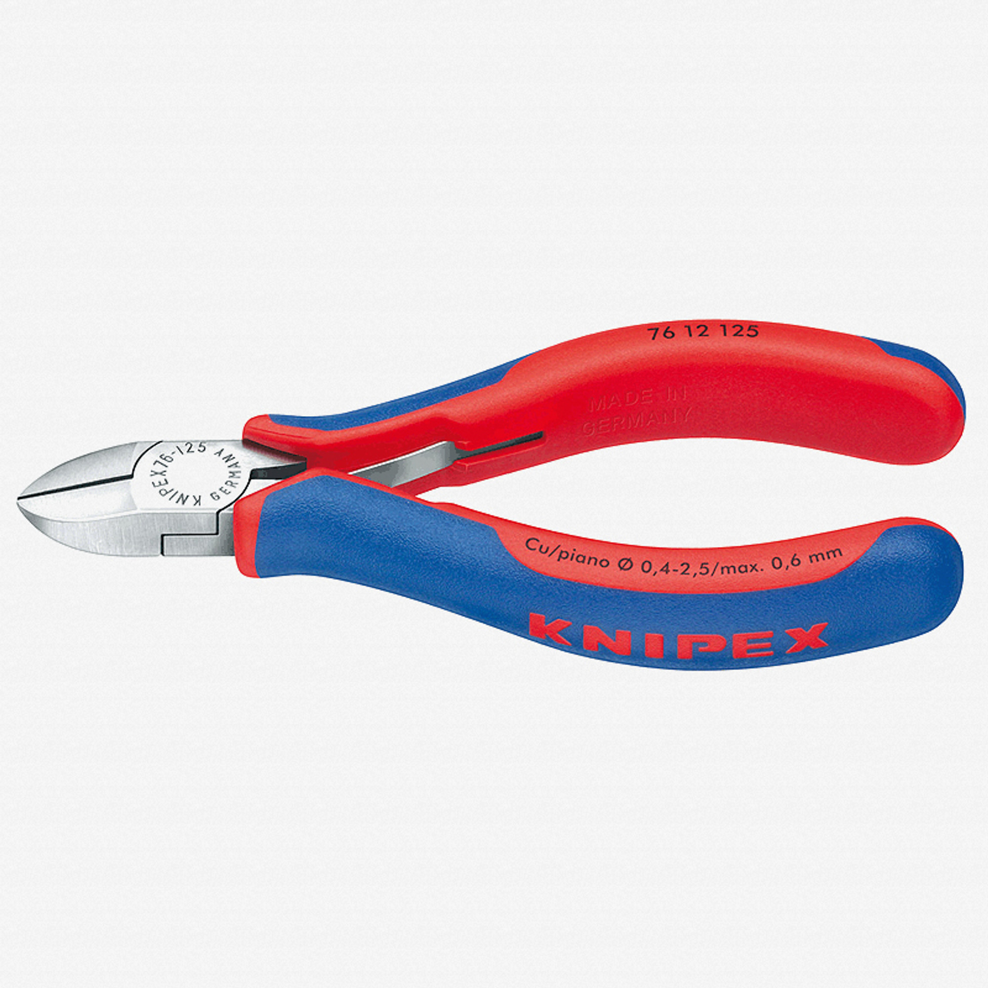 12 52 195 KNIPEX - Pince à dénuder, 0,08÷16mm2; Cordon:  rond,plat,multifilaire; KNP.1252195