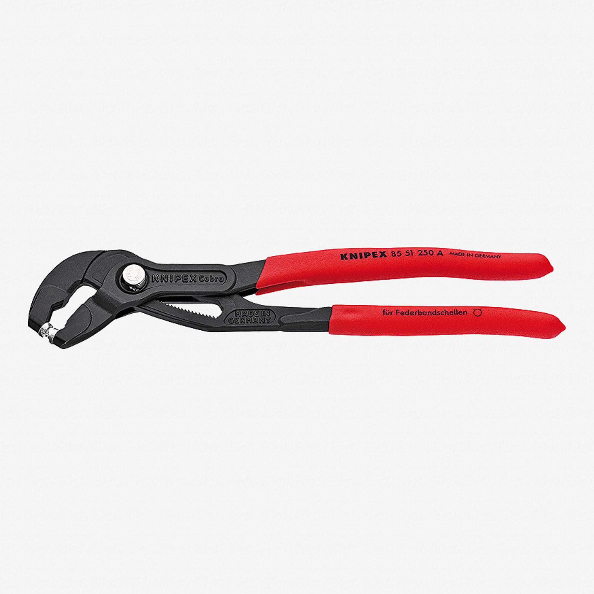 Knipex 10 Spring Hose Clamp Pliers - Plastic Grip