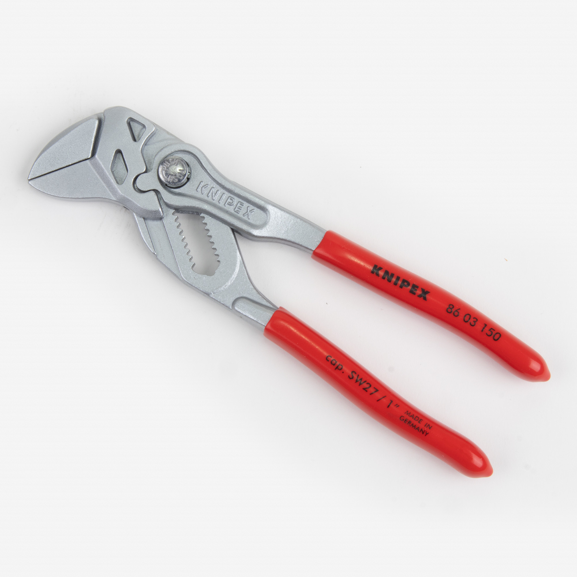 Knipex 86 03 150 - Tenaza llave de 150 mm con mangos de plástico