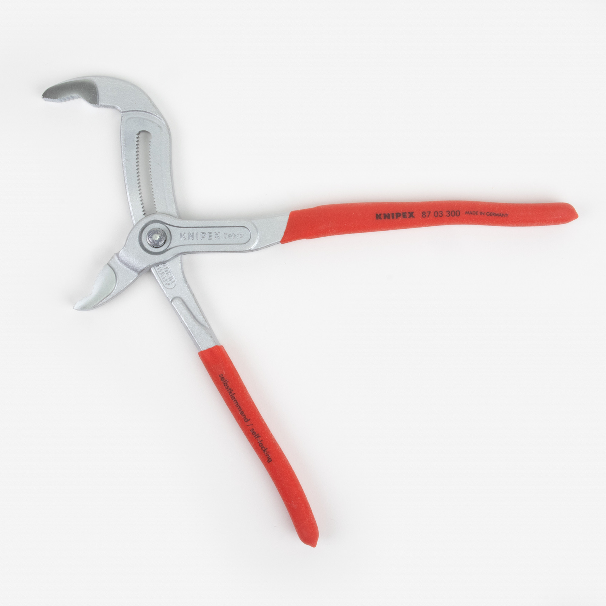 KNIPEX 12 in. Cobra Pliers with Dual-Component Comfort Grips and Tether  Attachment 87 02 300 T BKA - The Home Depot