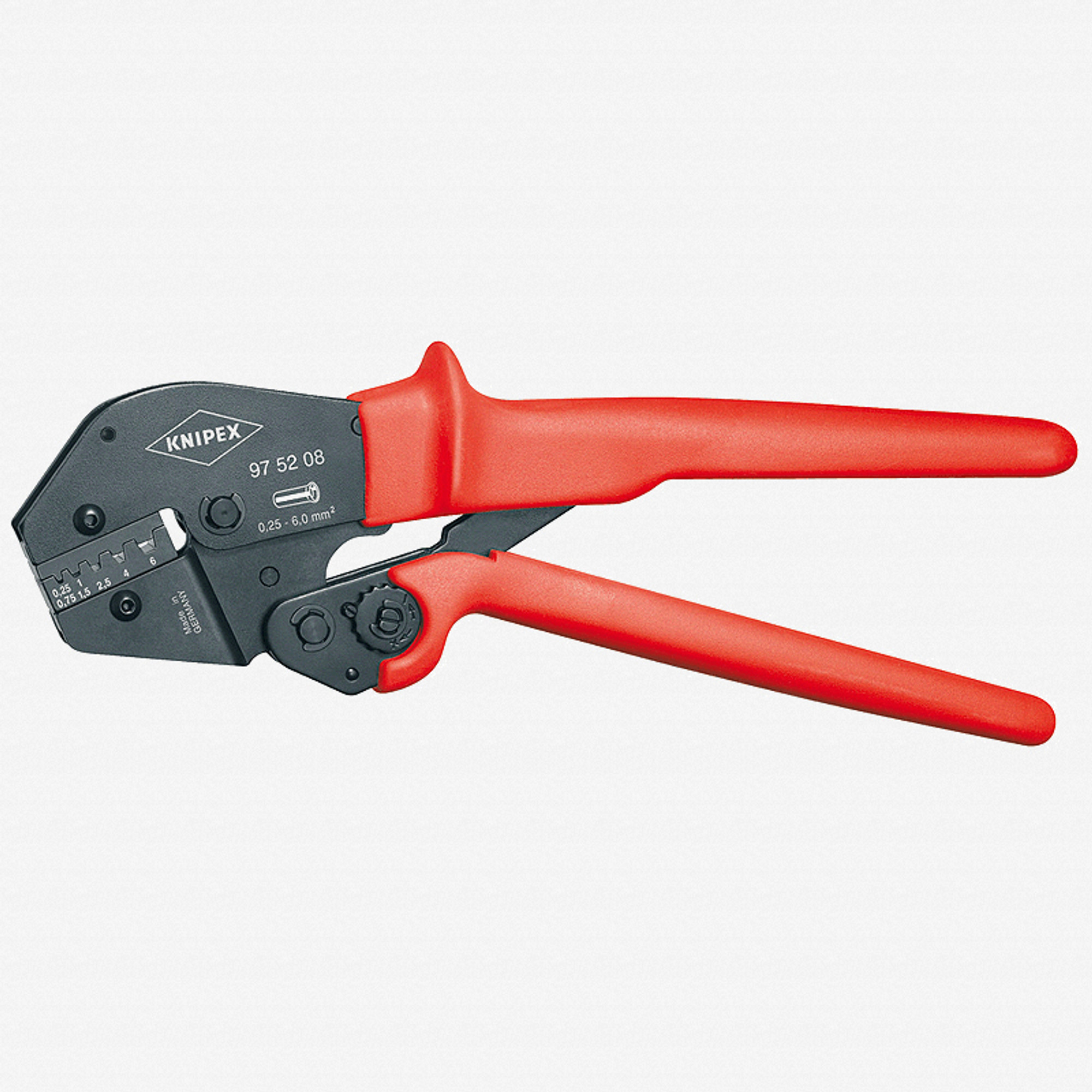 Knipex 97 52 10 Knipex Crimping Pliers (Also for 2-Hand Use