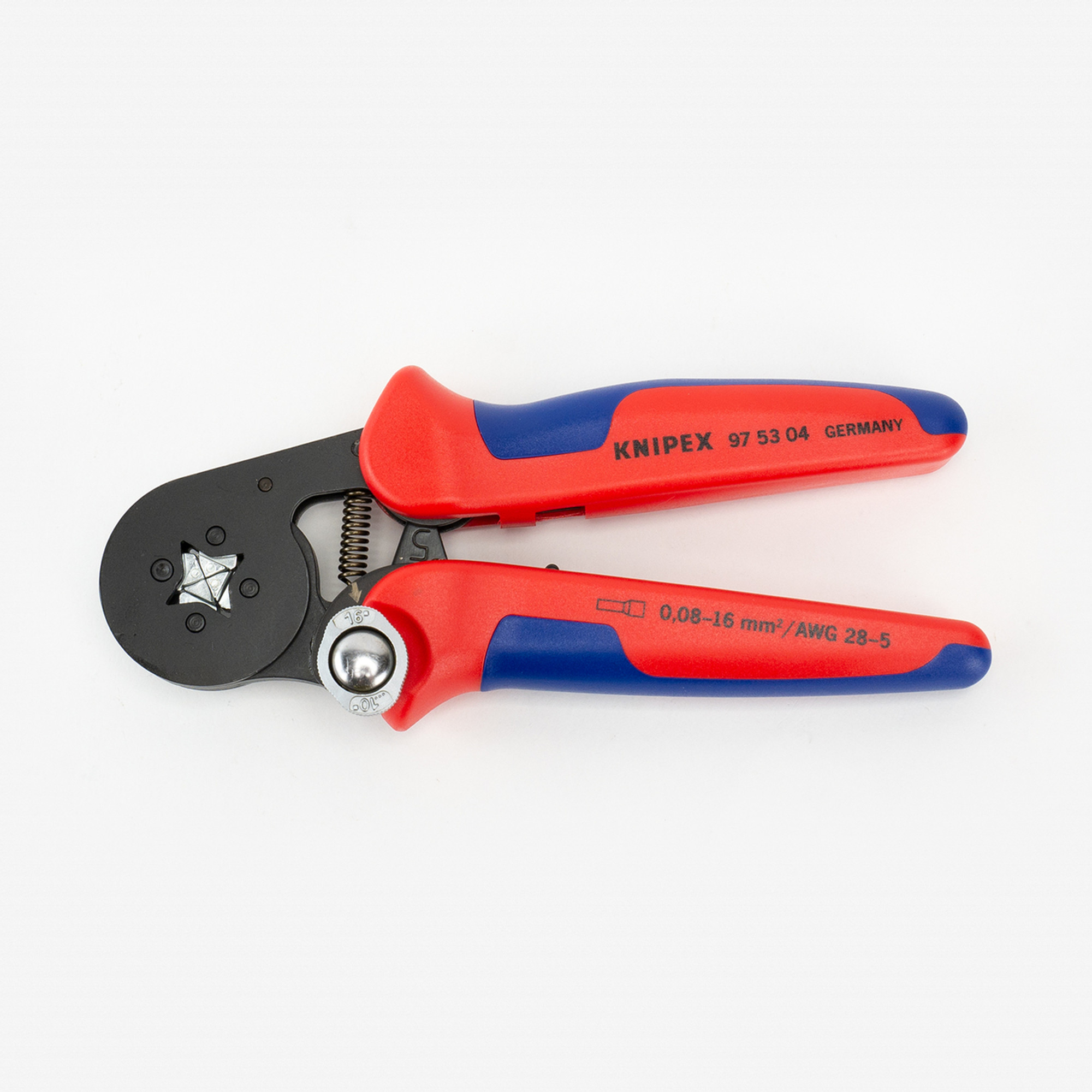 Knipex 97-53-04 Self-Adjusting Square Crimping Pliers - End Sleeves (ferrules) - KC Tool